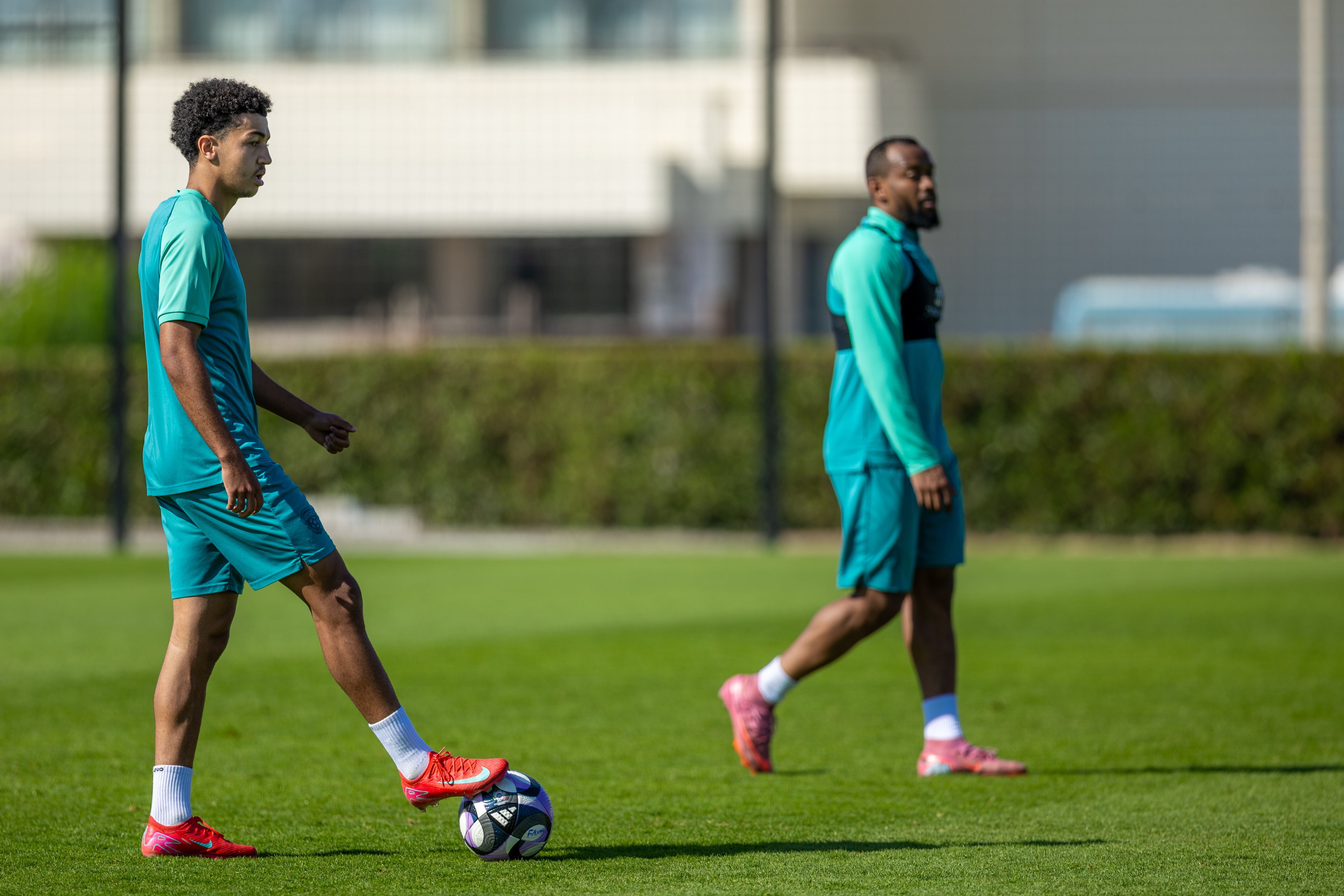 بحصتين صباحية ومسائية، الفيحاء يختتم استعداداته للبطائح الإماراتي