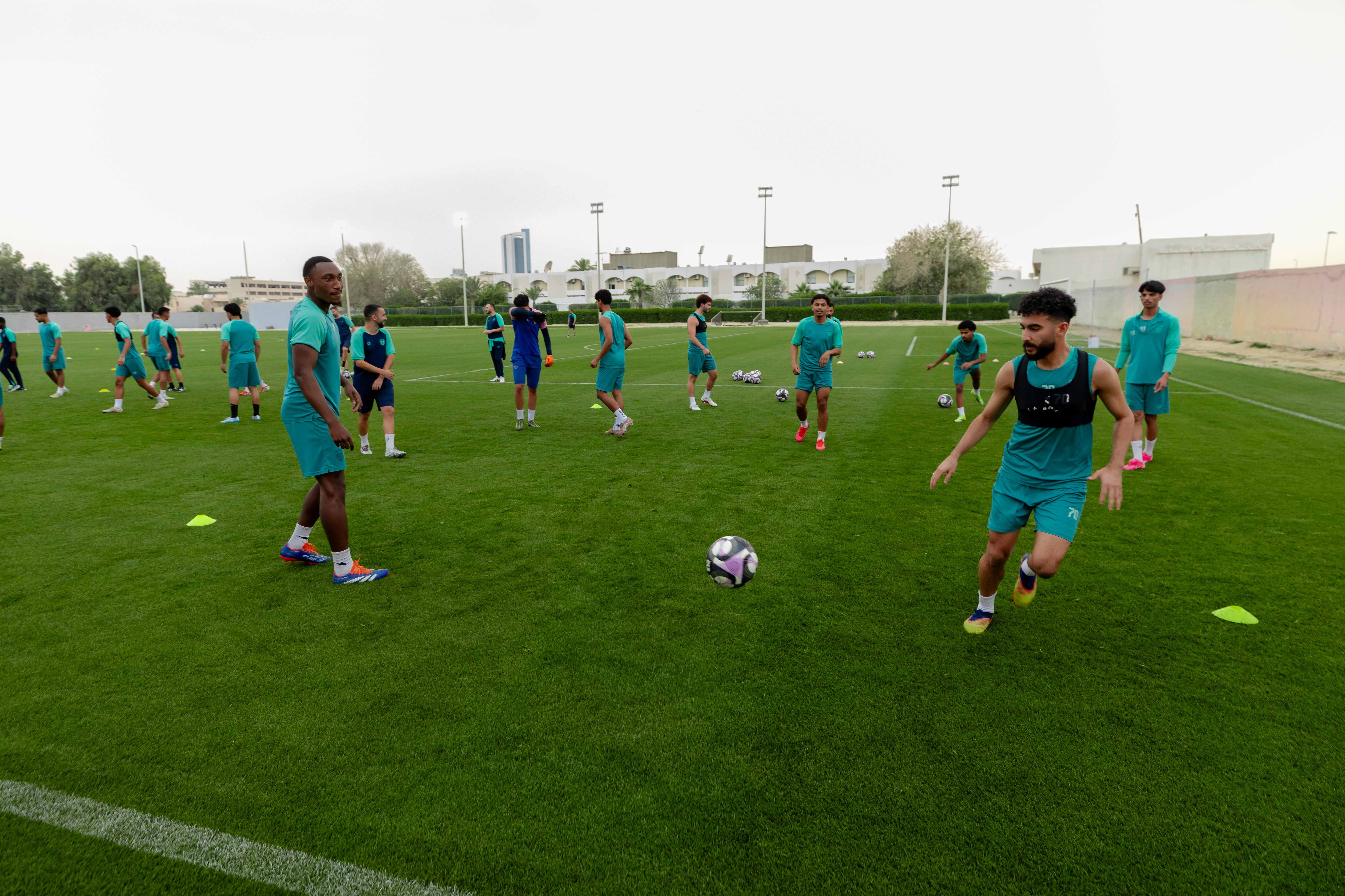 الفيحاء تحت 21 عامًا يُجري تمرينه الرئيسي استعدادًا لملاقاة القادسية .