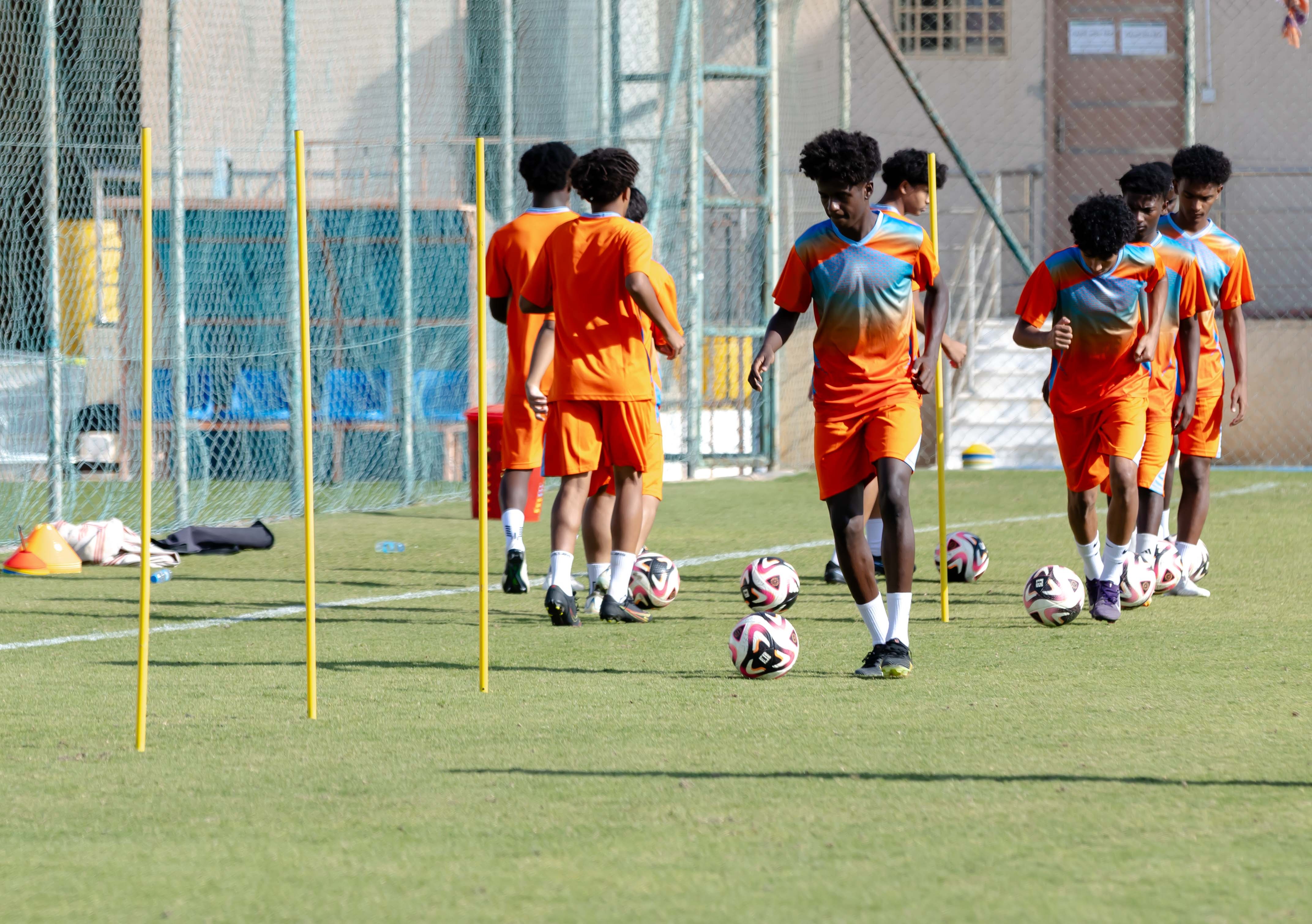 الفيحاء تحت 17 سنة يجري تمرينه الرئيس لمواجهة نظيره نادي القنفذة