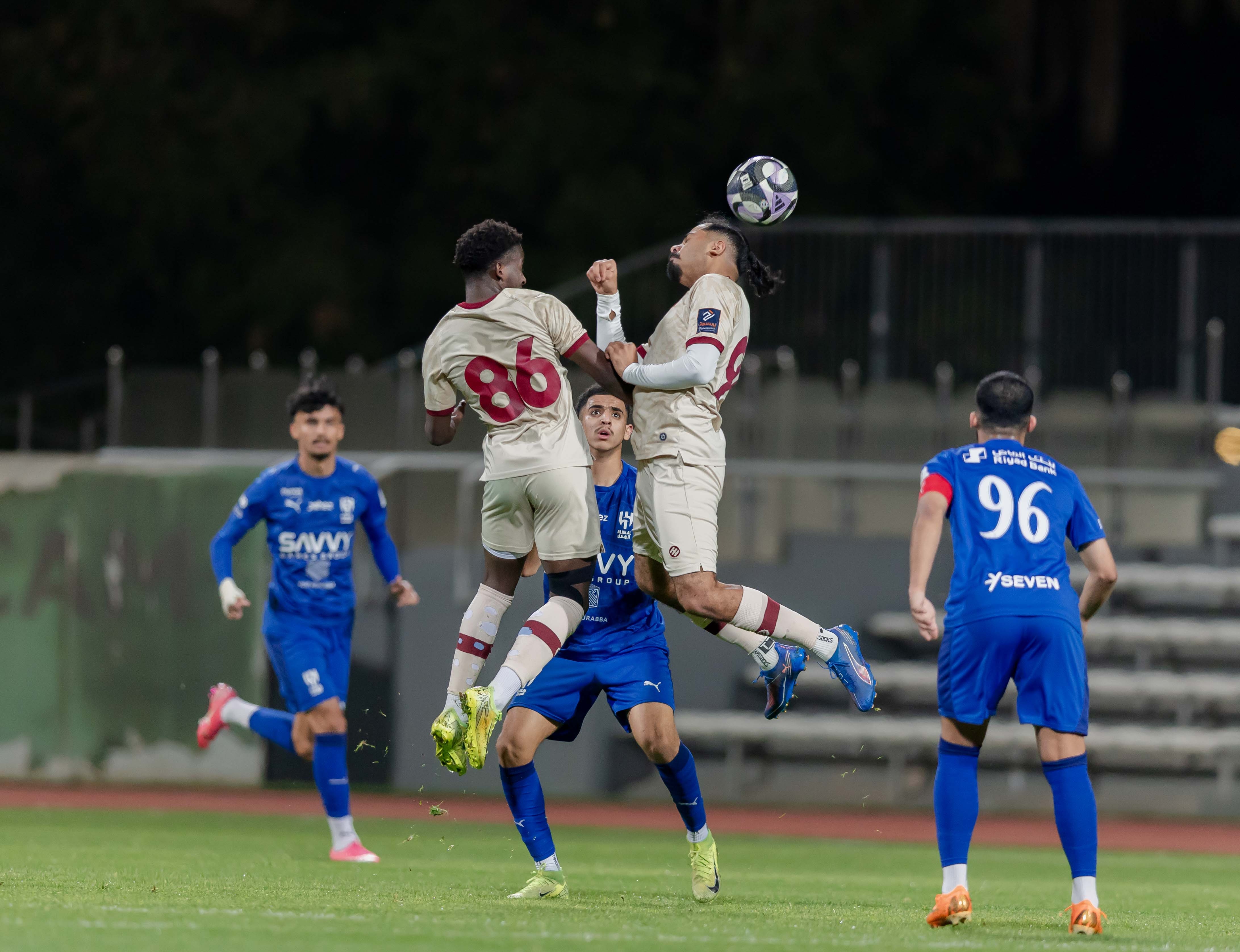 الفيحاء تحت 21 عامًا يخسر لقاء نظيره الهلال ضمن الجولة الثالثة عشر من دوري جوي للنخبة U21 .