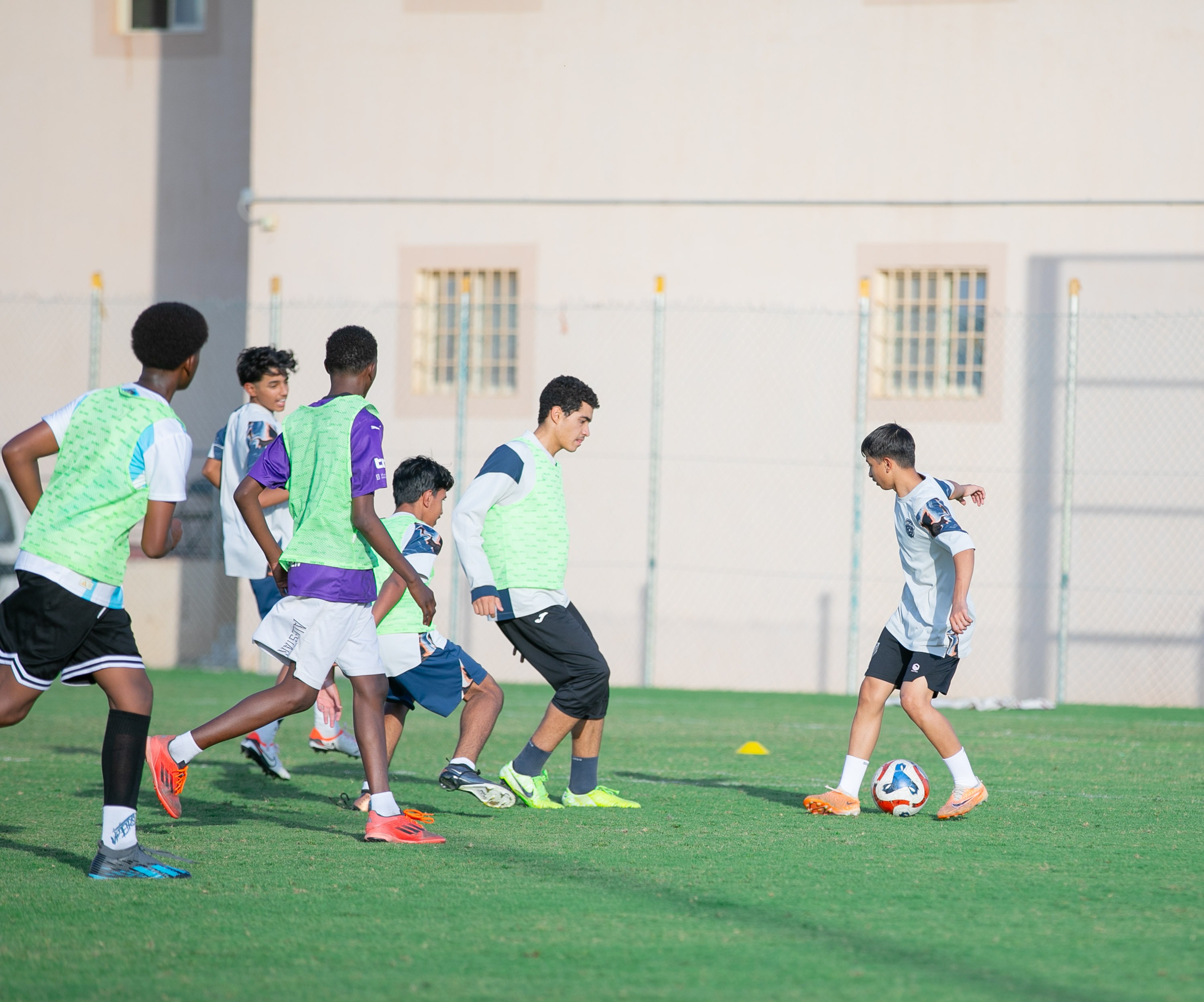 الفيحاء تحت 15 سنة يجري تمرينه الرئيس لمواجهة نظيره نادي الطائي