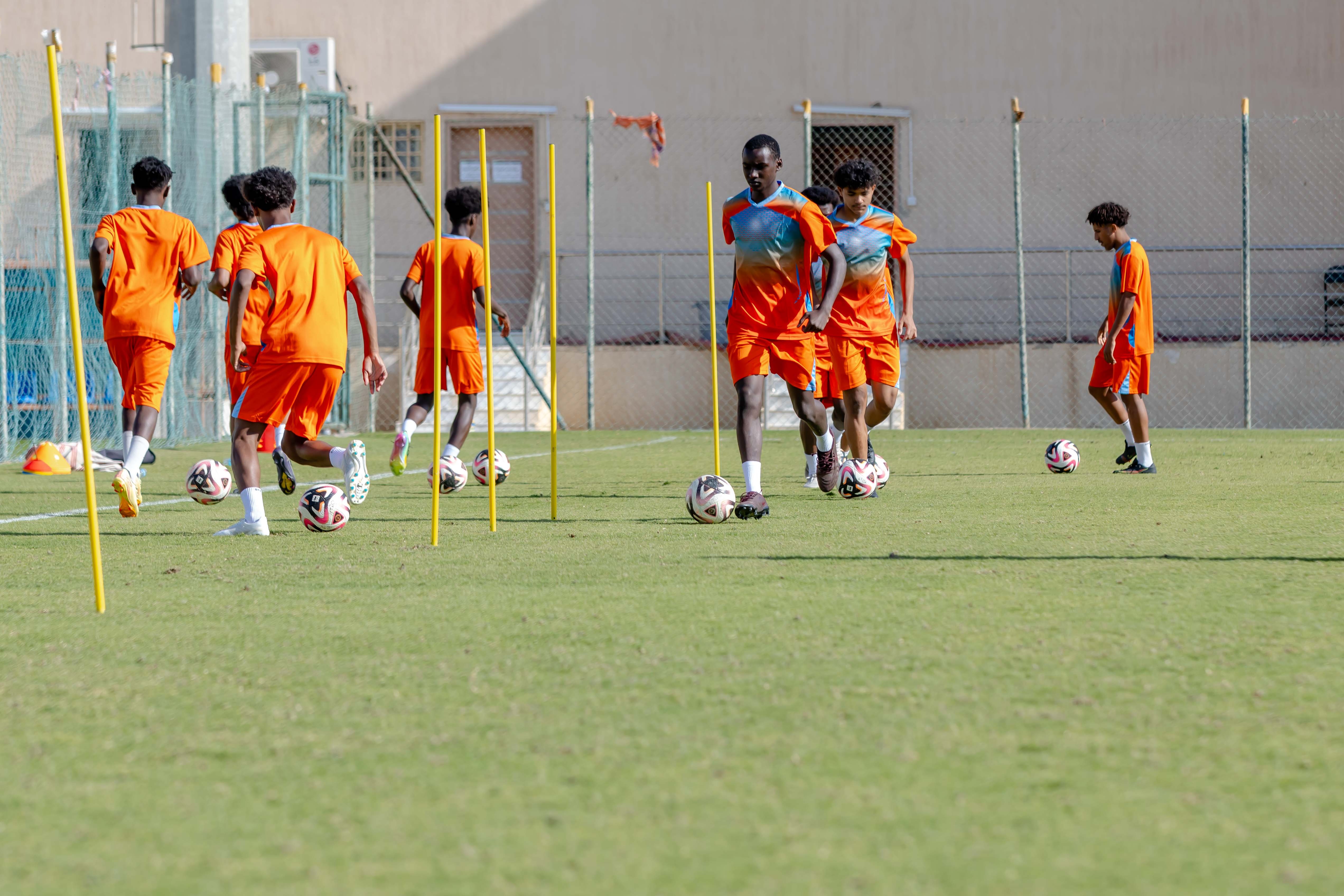 الفيحاء تحت 17 سنة يجري تمرينه الرئيس لمواجهة نظيره نادي القنفذة