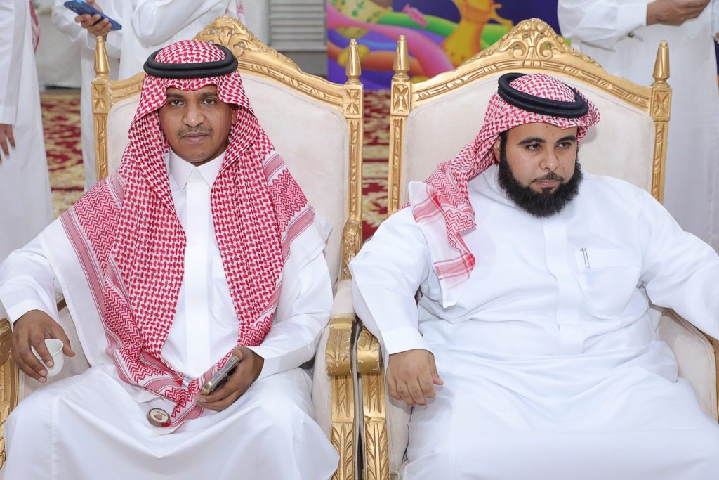 وسط حضور كبير من أهالي المجمعة ومحبي النادي الفيحاء يقيم حفل المعايدة السنوي