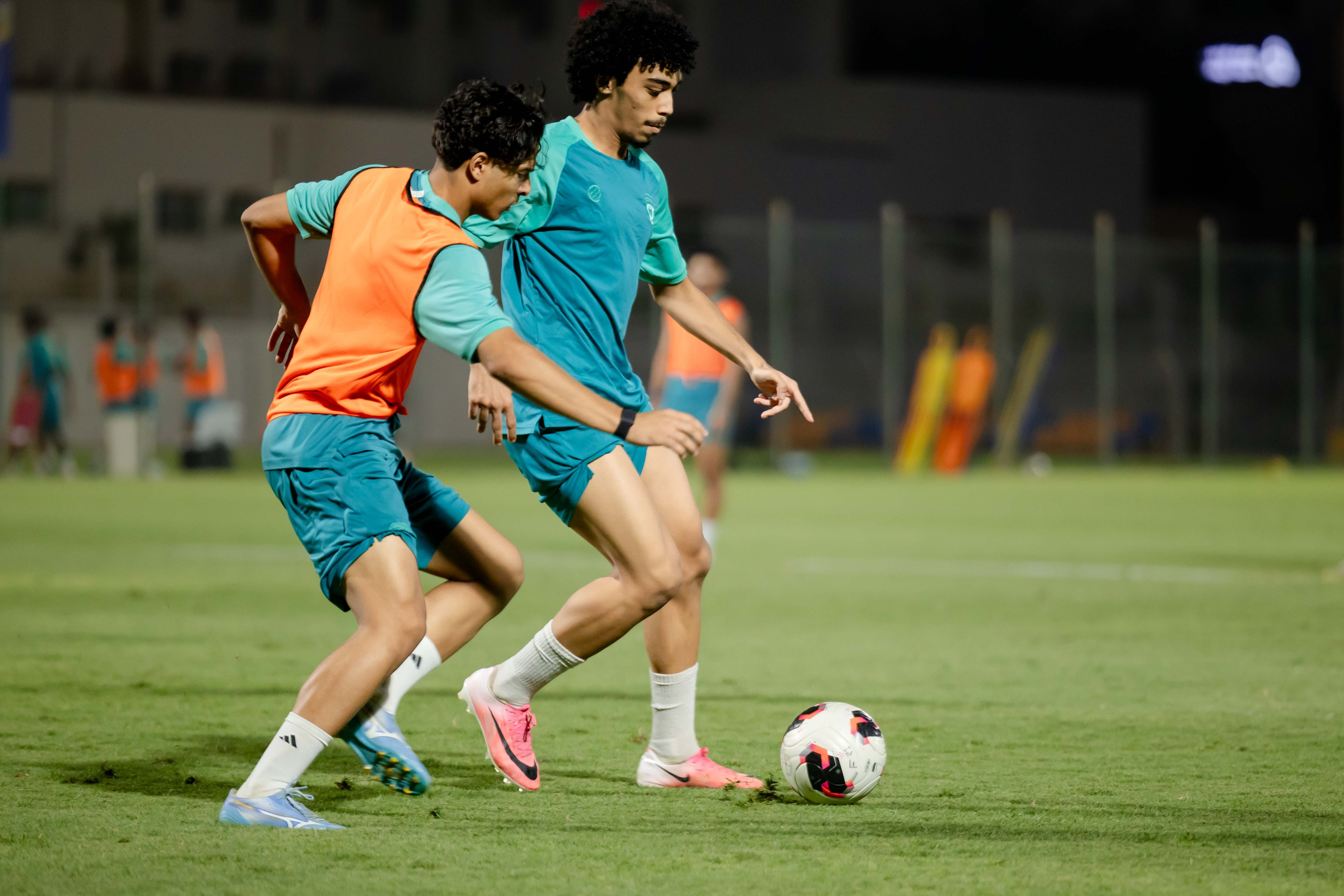 الفيحاء U21 يُجري تمرينه الرئيس استعدادًا لملاقاة النجمة .