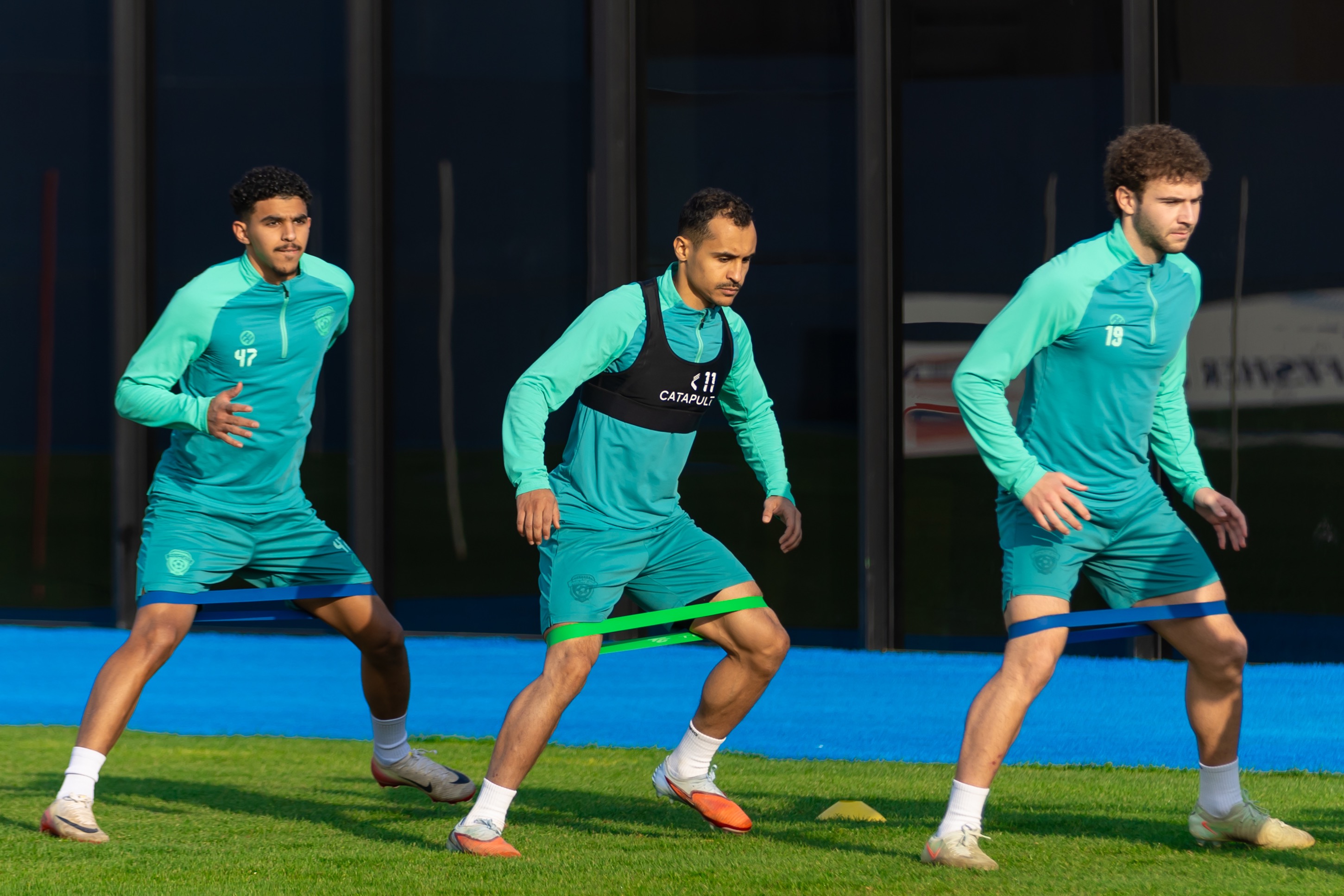 الفيحاء يجري مرانه الرئيس لمواجهة القادسية