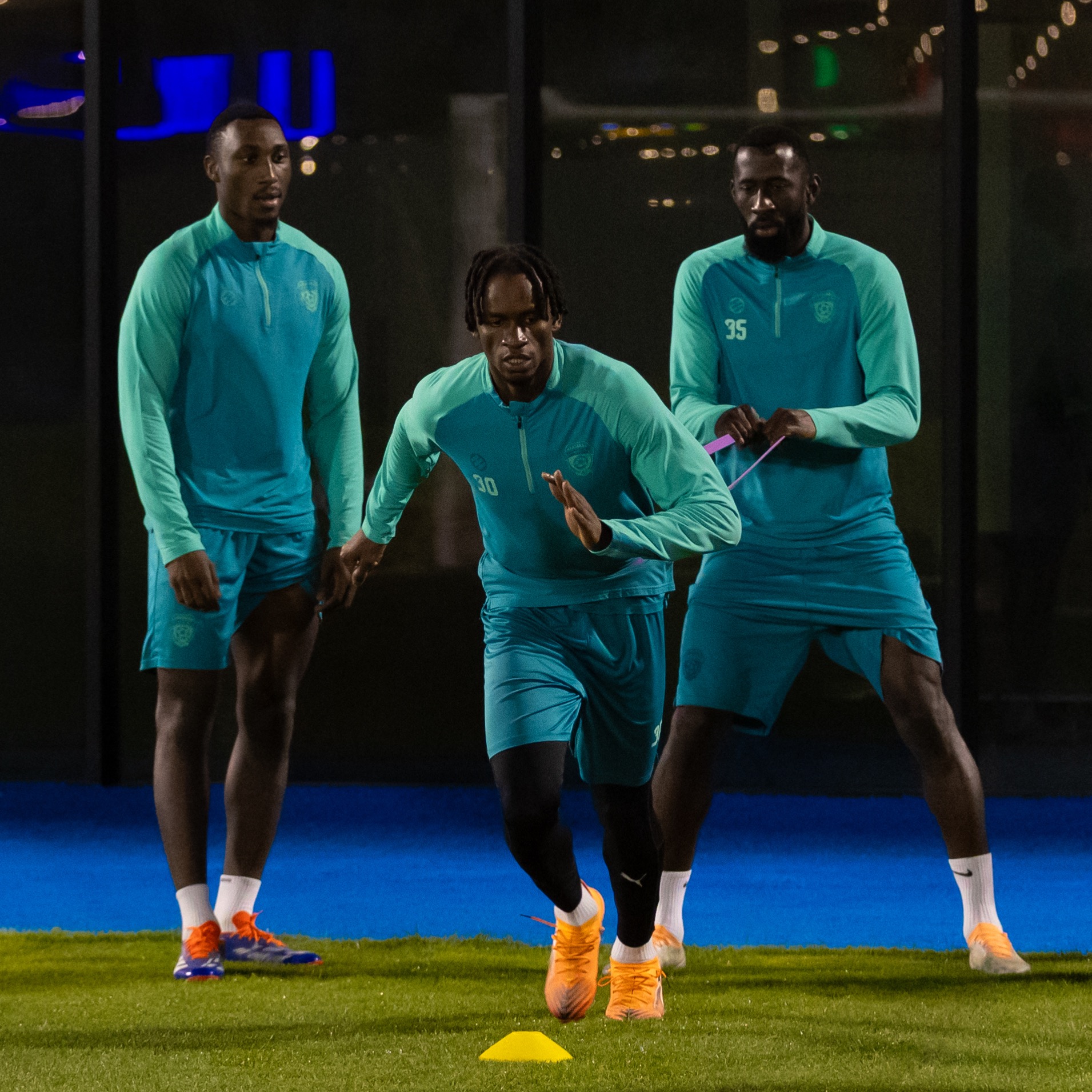 الفيحاء يجري مرانه الرئيس استعداداً لمواجهة الإتفاق