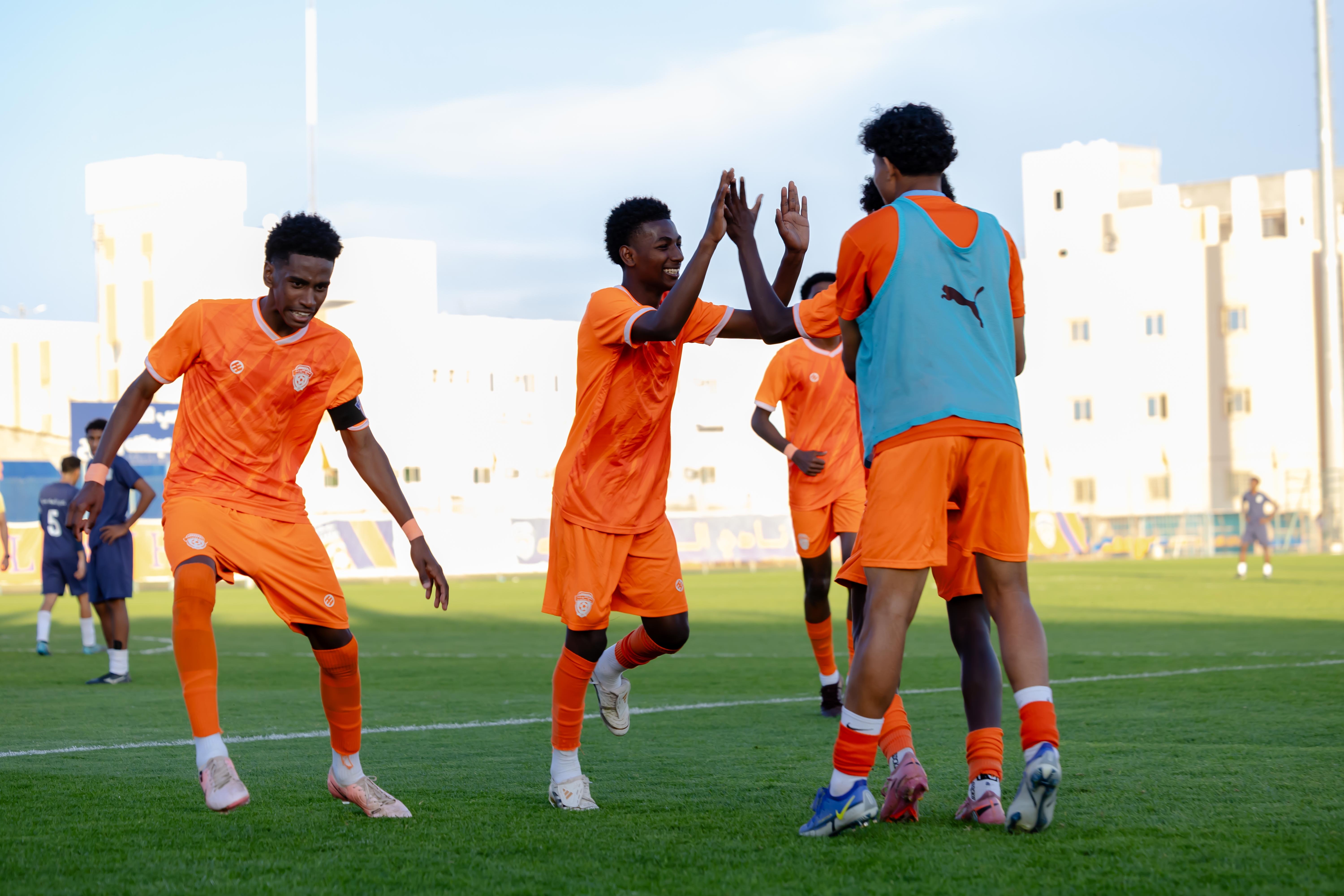 الفيحاء تحت 17 سنة يكسب لقاء نظيرة نادي الامجاد