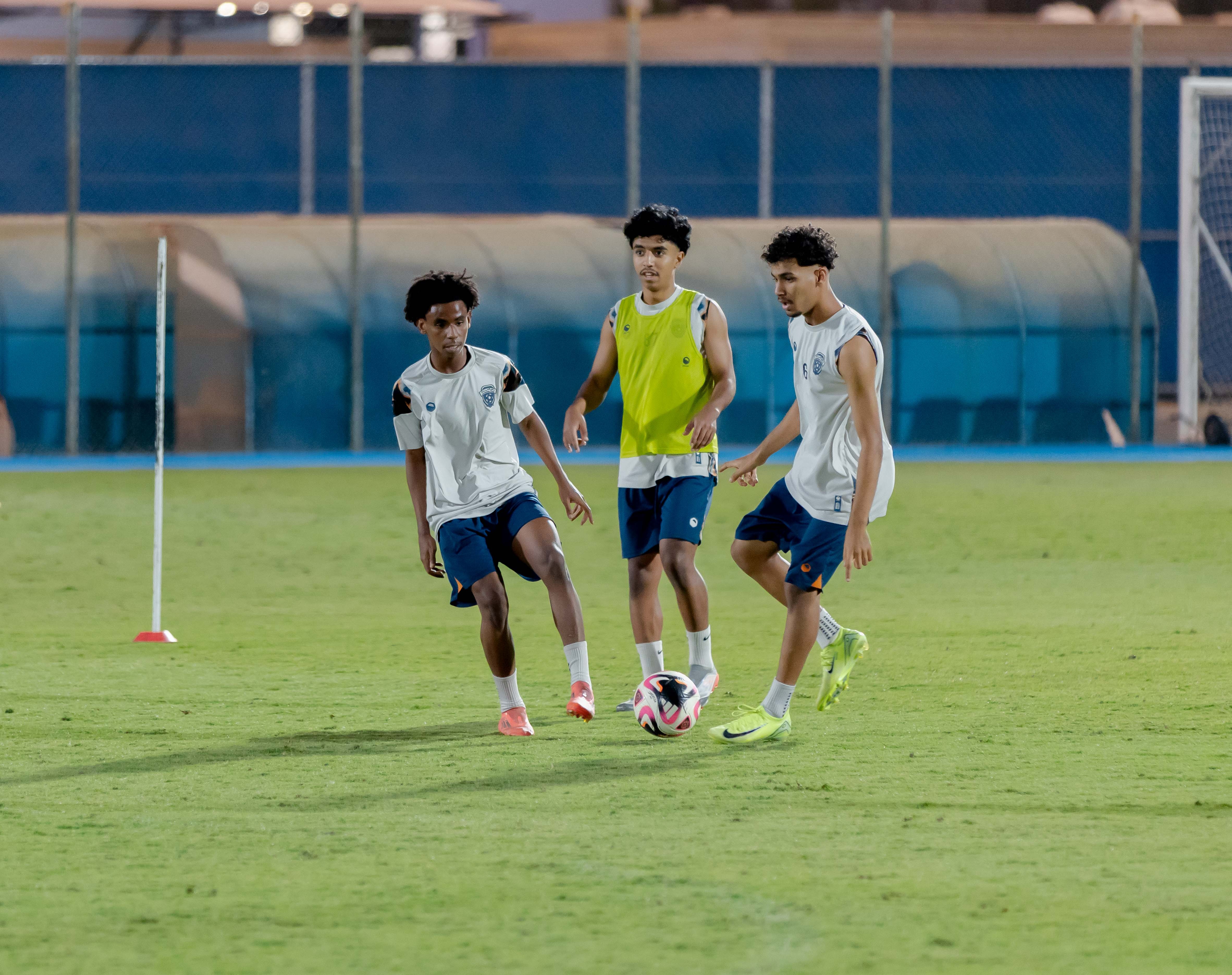 الفيحاء تحت 18 سنة يجري تمرينه الرئيس لمواجهة نظيره نادي الاتحاد