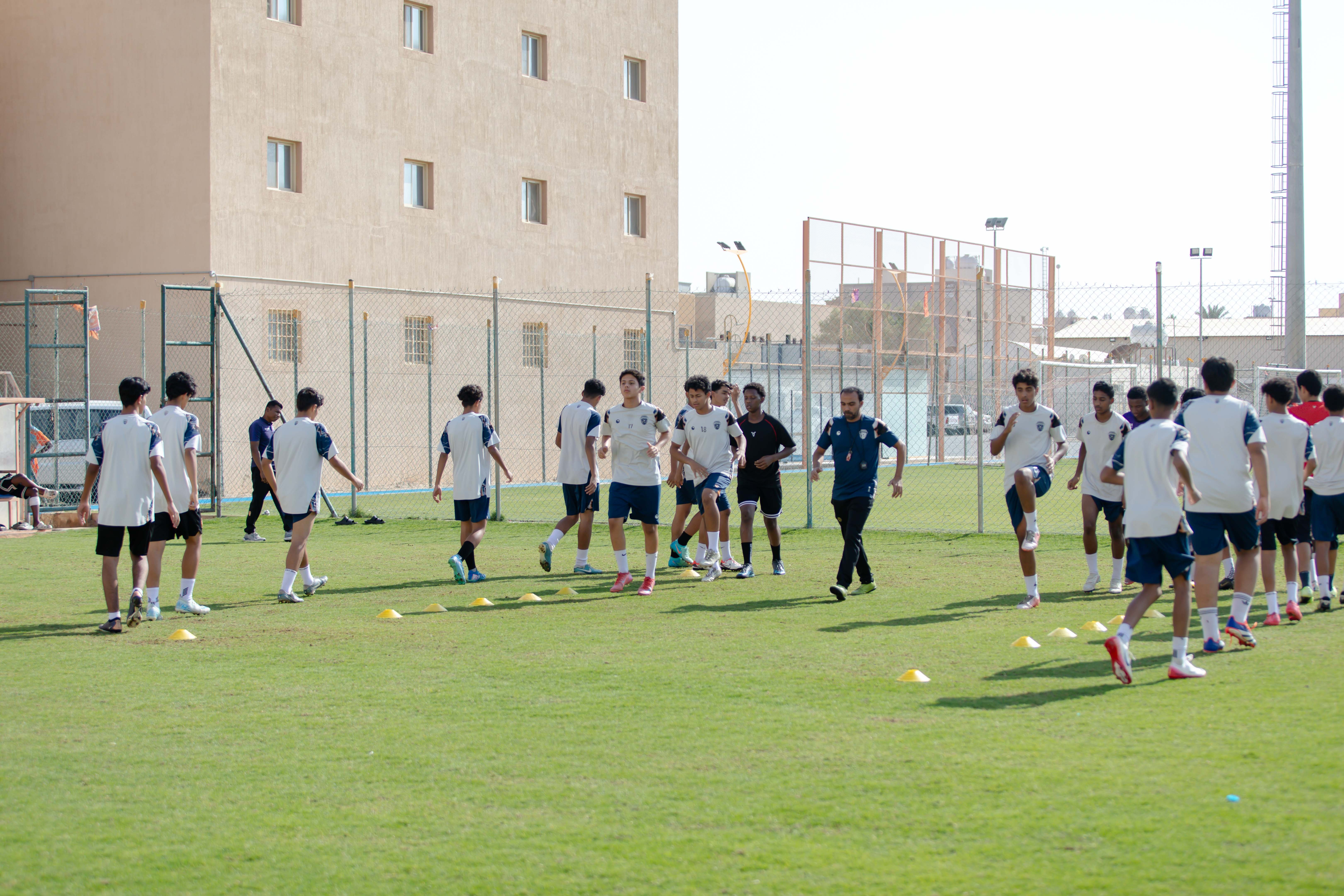 الفيحاء تحت 15 سنة يواصل تحضيراتة لمواجهة نظيره نادي الفتح