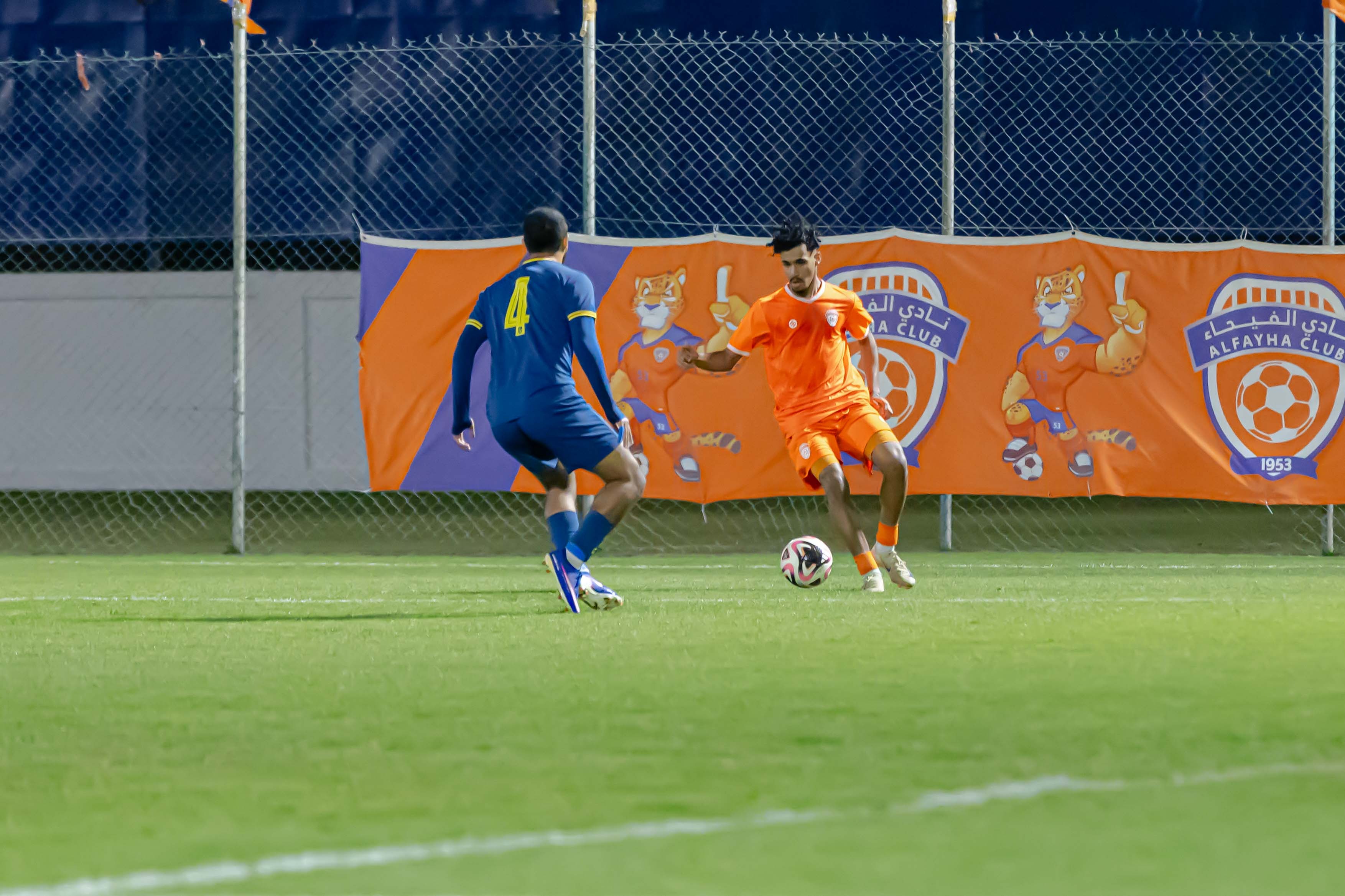 الفيحاء تحت 18 سنة يتعادل ايجابياً مع نظيرة نادي الحزم