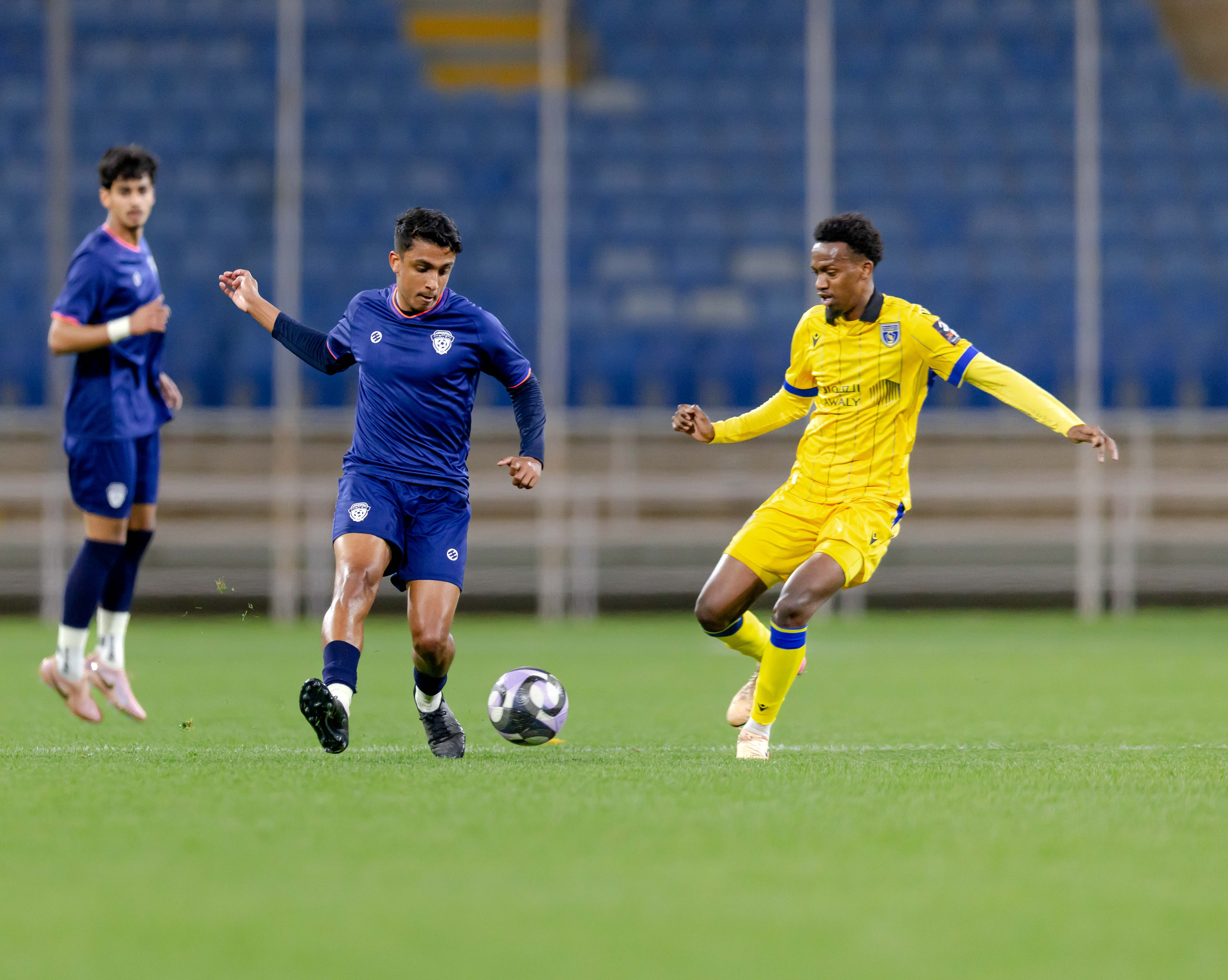 الفيحاء تحت 21 عامًا يكسب لقاء نظيره التعاون ضمن الجولة الخامسة عشر من دوري جوي للنخبة U21 .