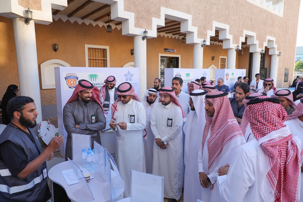 بالتعاون مع مستشفى الملك خالد بمحافظة المجمعة نادي الفيحاء يقيم فعاليات اليوم العالمي للتطوع