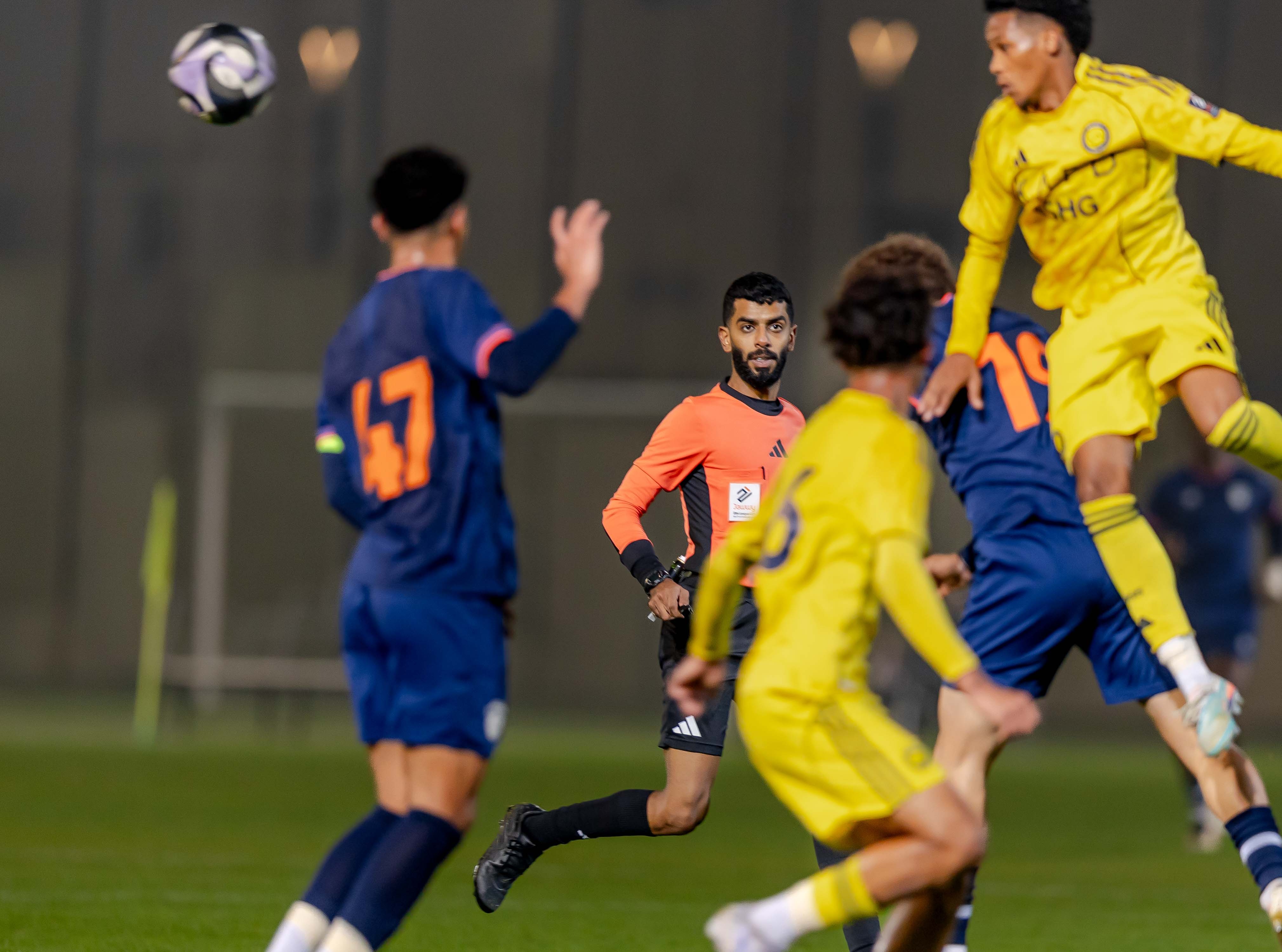 الفيحاء تحت 21 عامًا يتعادل مع نظيره النصر ضمن الجولة العاشرة من دوري جوي للنخبة U21 .