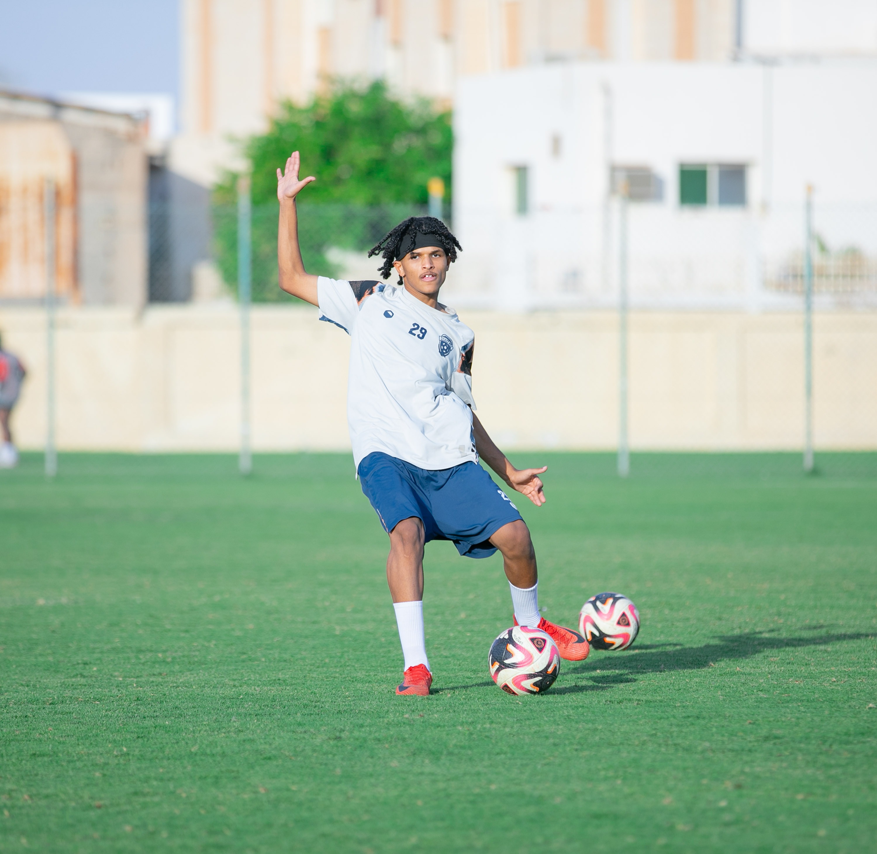 الفيحاء تحت 15 سنة يجري تمرينه الرئيس لمواجهة نظيره نادي الطائي
