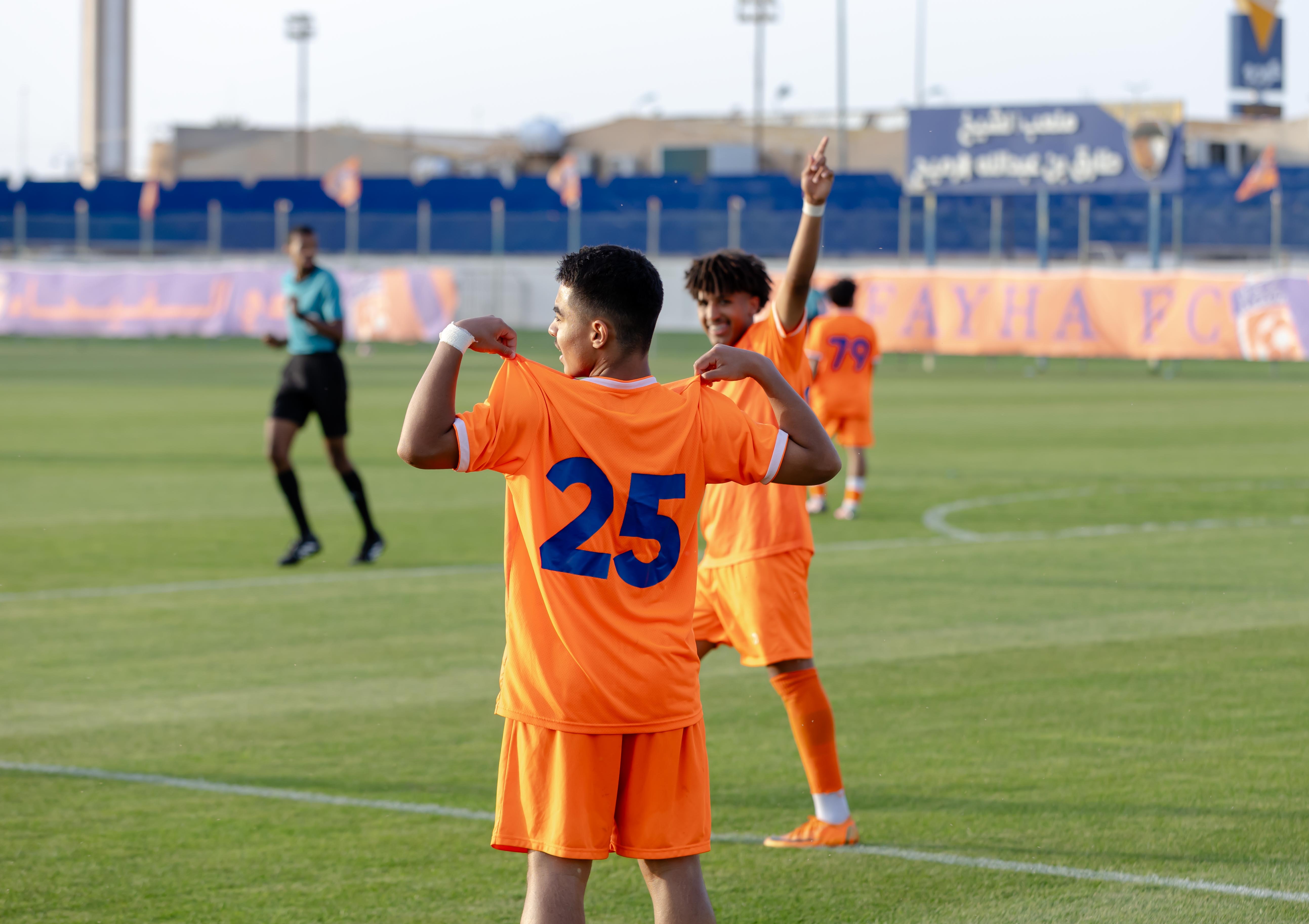 الفيحاء تحت 17 سنة يكسب لقاء نظيرة نادي الريان