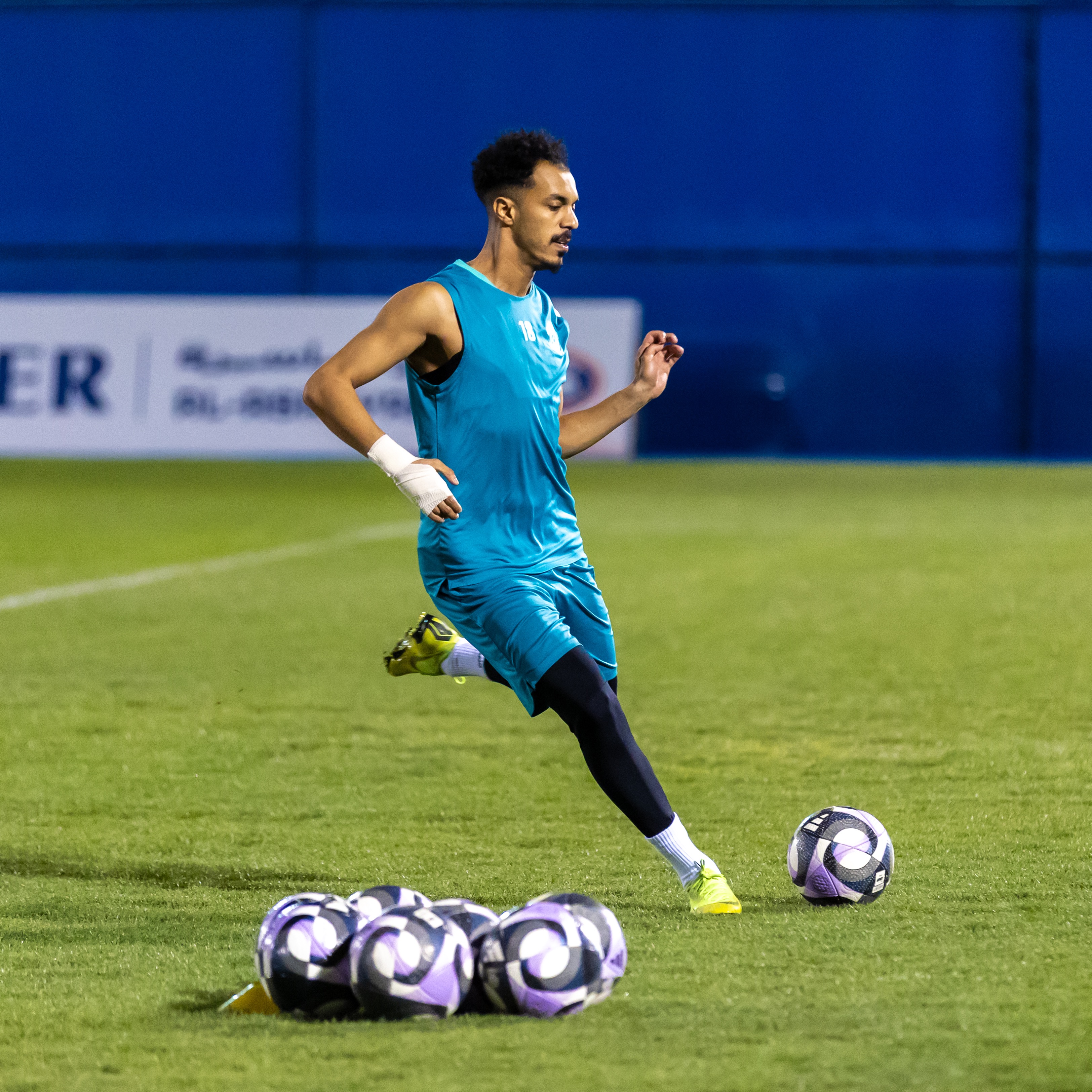 الفيحاء يجري مرانه الرئيس استعداداً لمواجهة التعاون