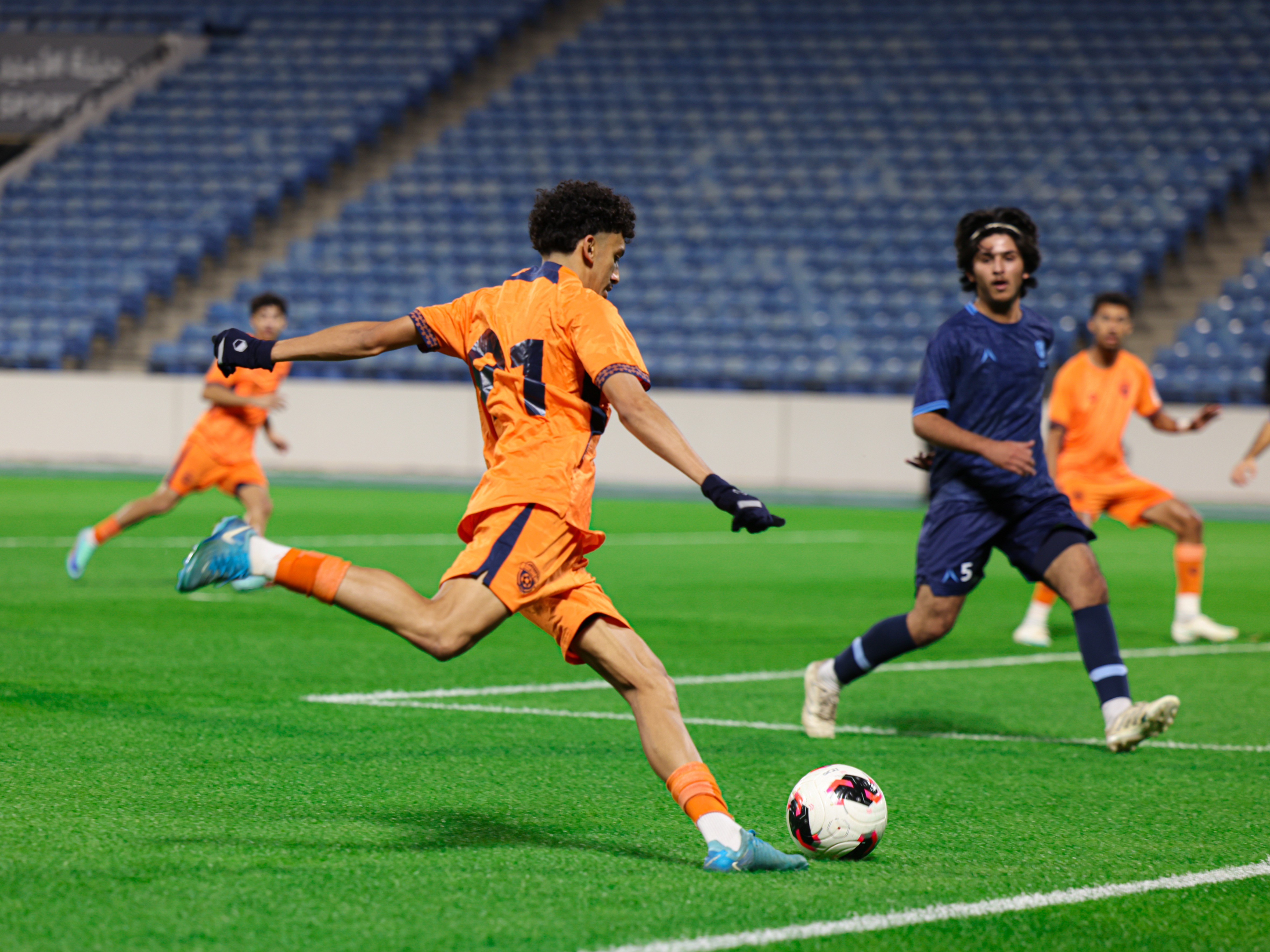 الفيحاء‬⁩ تحت 21 عامًا يكسب مواجهة الأخدود بثلاثة أهداف ضمن الجولة الثامنة من ⁧‫دوري جوي للنخبة