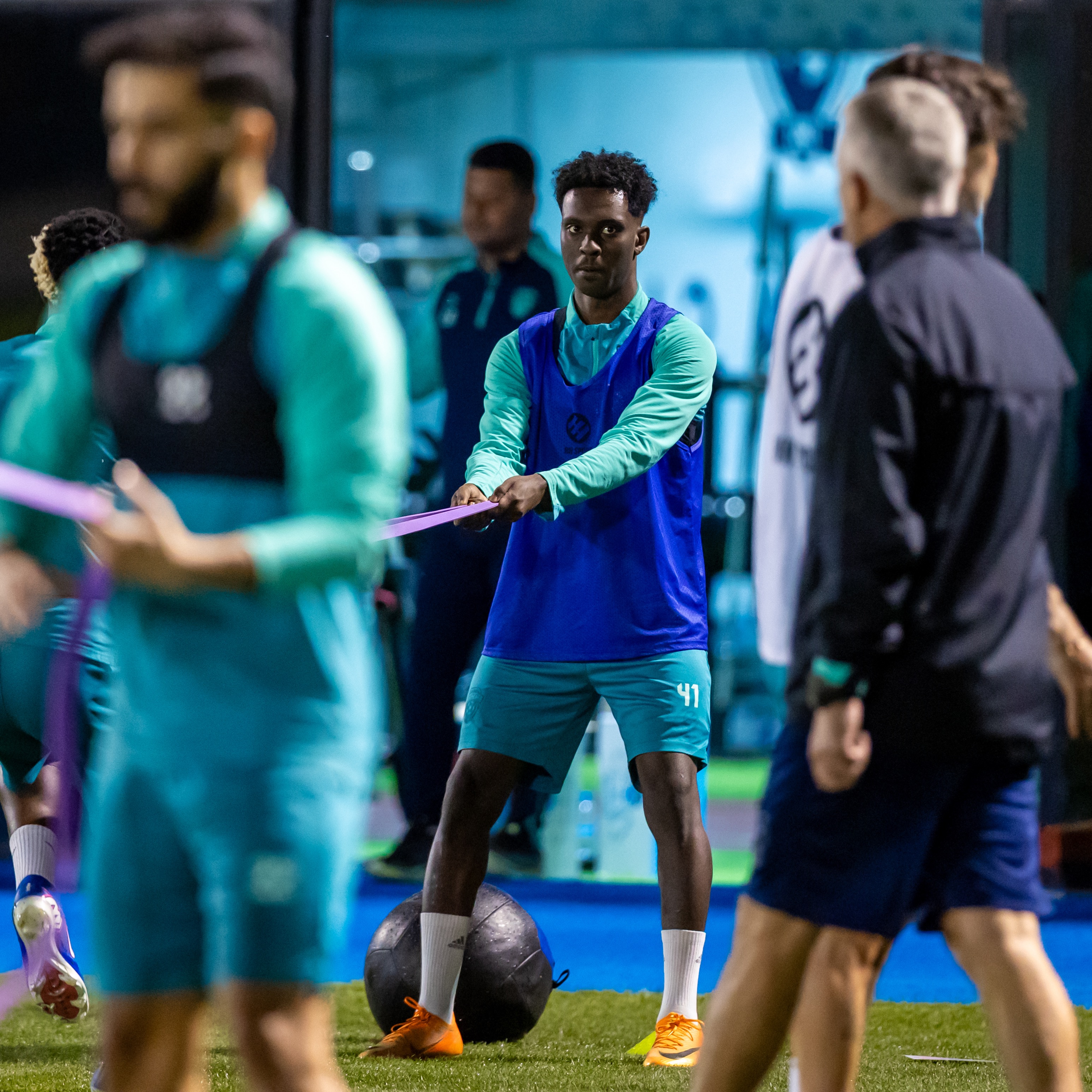 الفيحاء يواصل تدريباته اليومية بمقر النادي