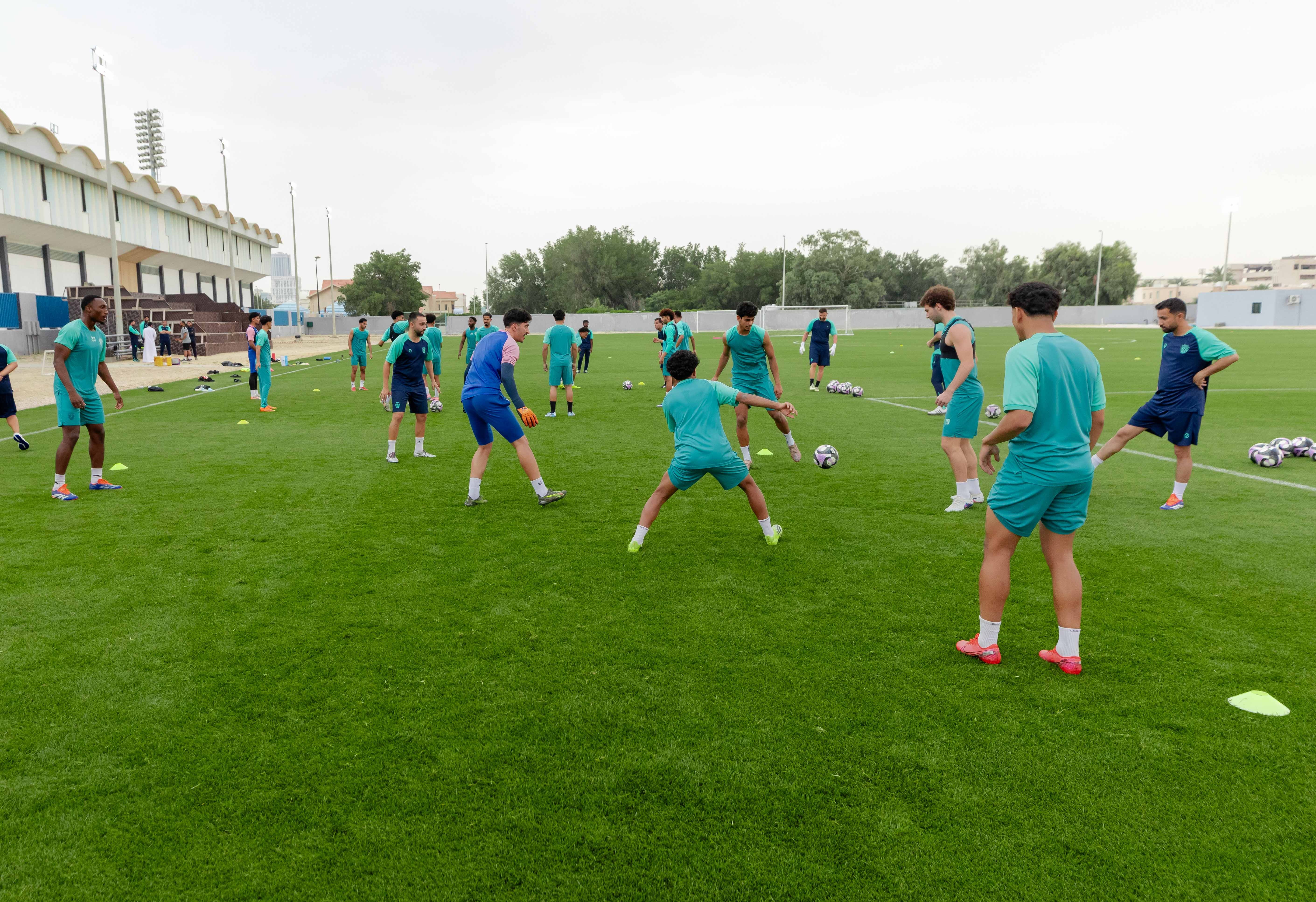 الفيحاء تحت 21 عامًا يُجري تمرينه الرئيسي استعدادًا لملاقاة القادسية .