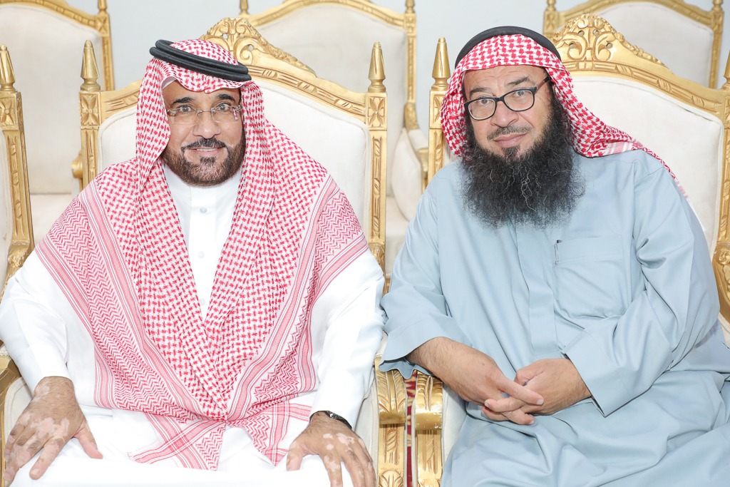 وسط حضور كبير من أهالي المجمعة ومحبي النادي الفيحاء يقيم حفل المعايدة السنوي