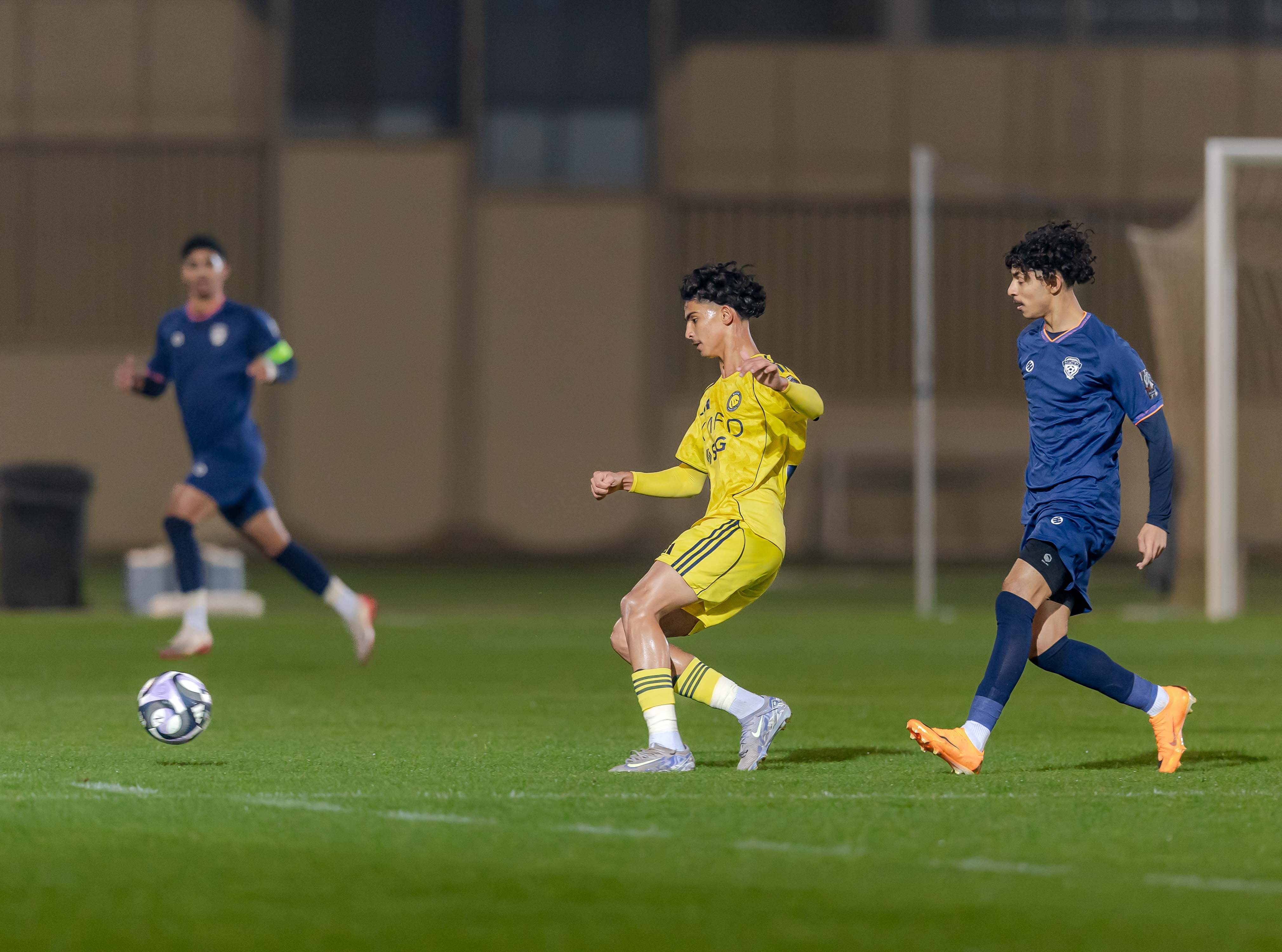 الفيحاء تحت 21 عامًا يتعادل مع نظيره النصر ضمن الجولة العاشرة من دوري جوي للنخبة U21 .