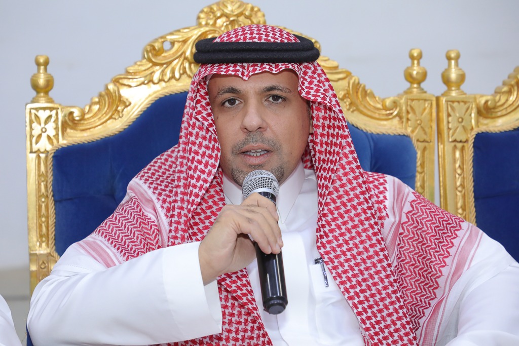 وسط حضور كبير من أهالي المجمعة ومحبي النادي الفيحاء يقيم حفل المعايدة السنوي