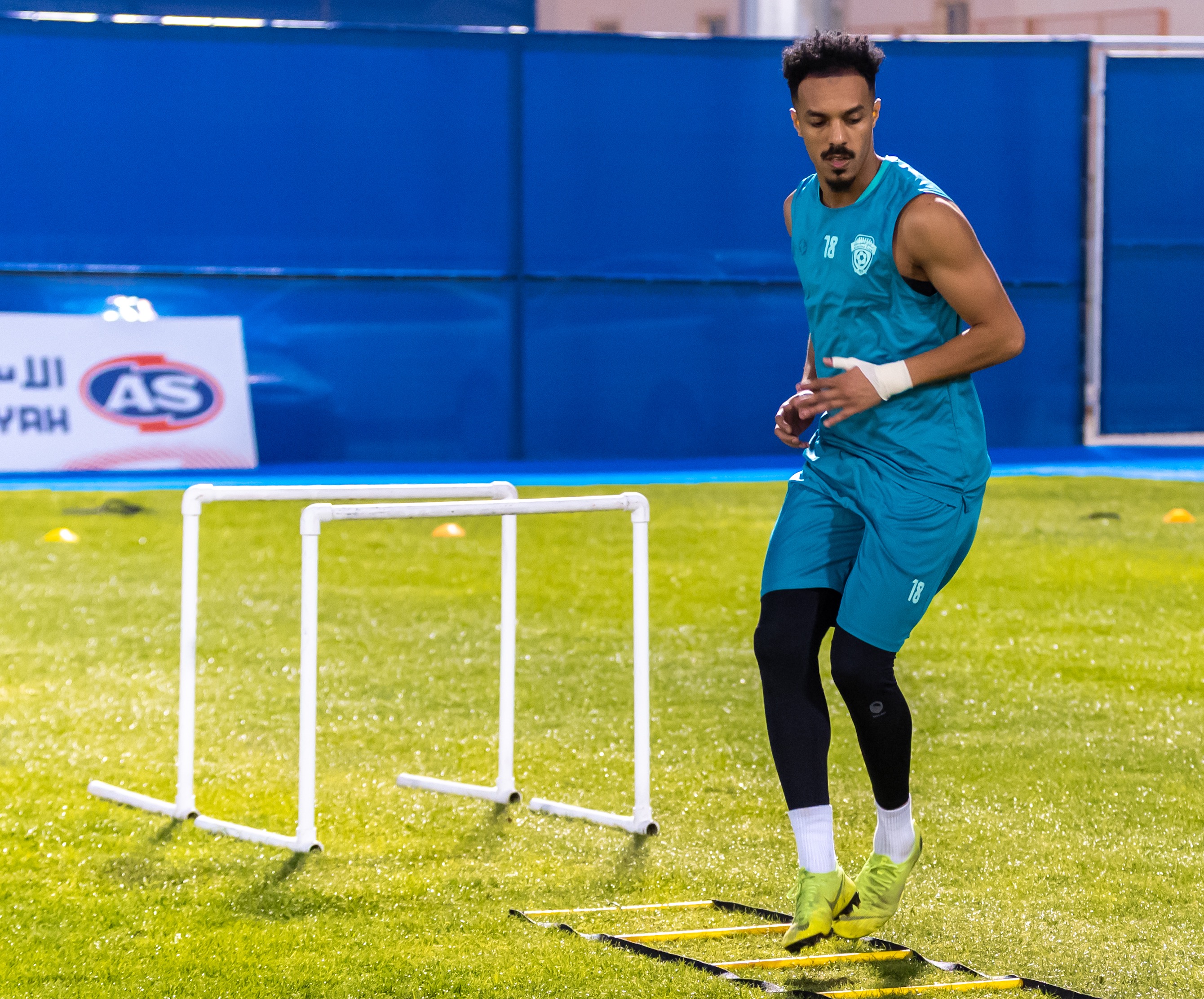 الفيحاء يجري مرانه الرئيس استعداداً لمواجهة الخلود