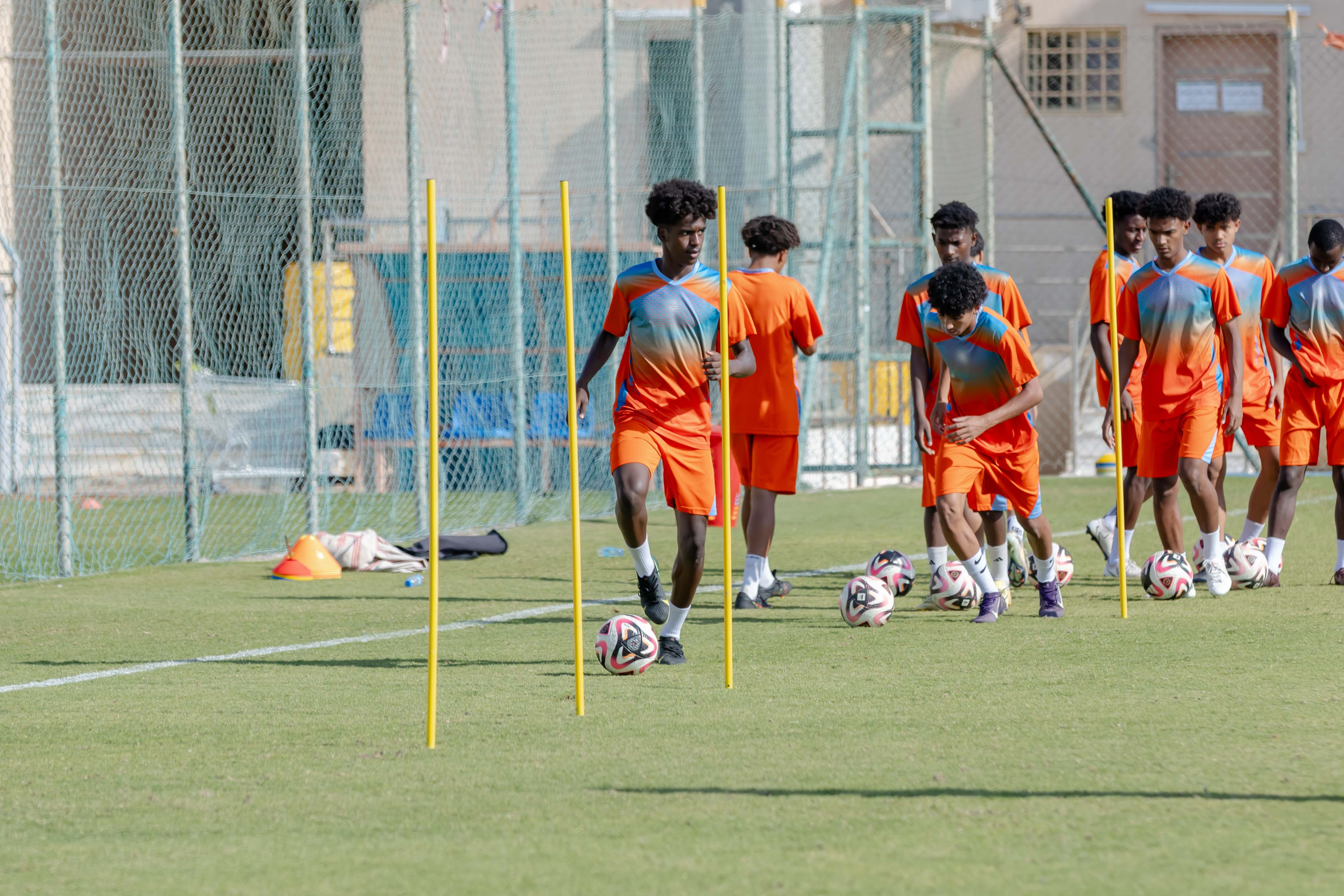 الفيحاء تحت 17 سنة يجري تمرينه الرئيس لمواجهة نظيره نادي القنفذة