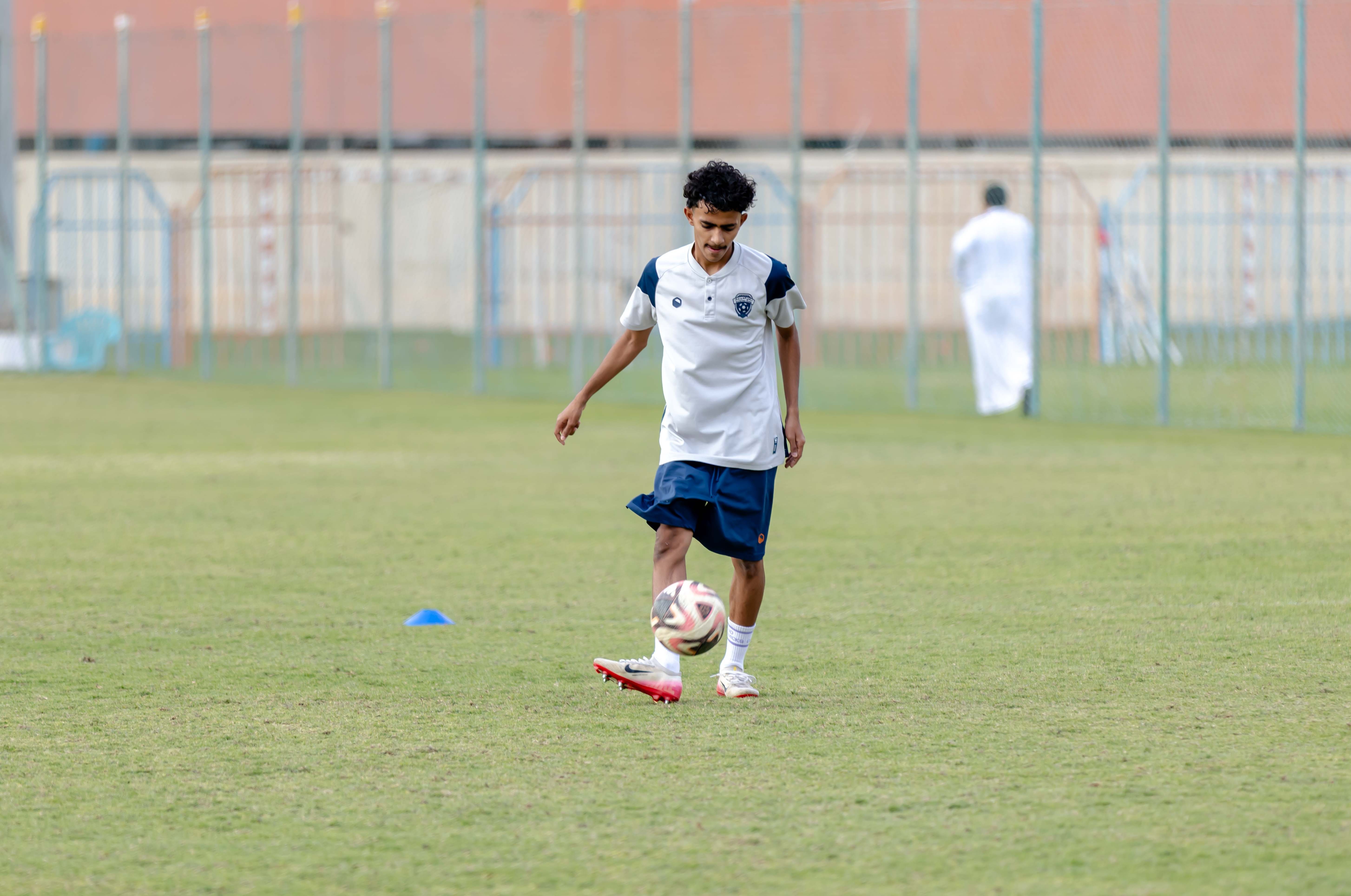 الفيحاء تحت 15 سنة يجري تمرينه الرئيس لمواجهة نظيره نادي الهلال
