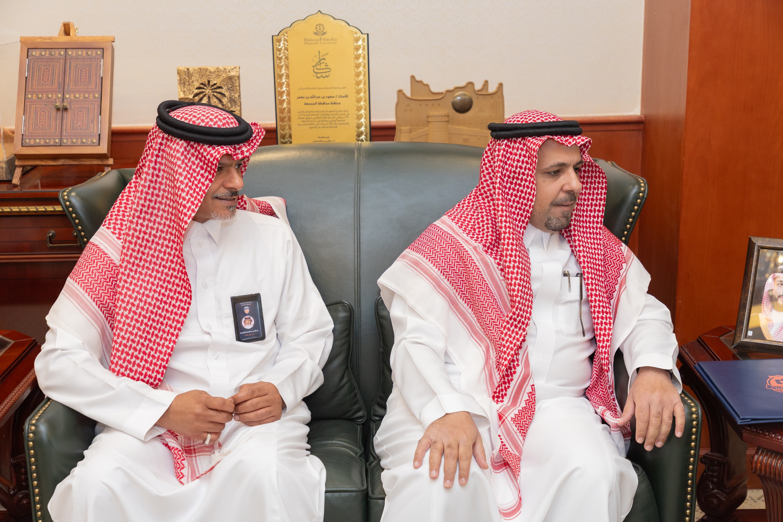 محافظ المجمعة يستقبل رئيس وأعضاء مجلس إدارة نادي الفيحاء