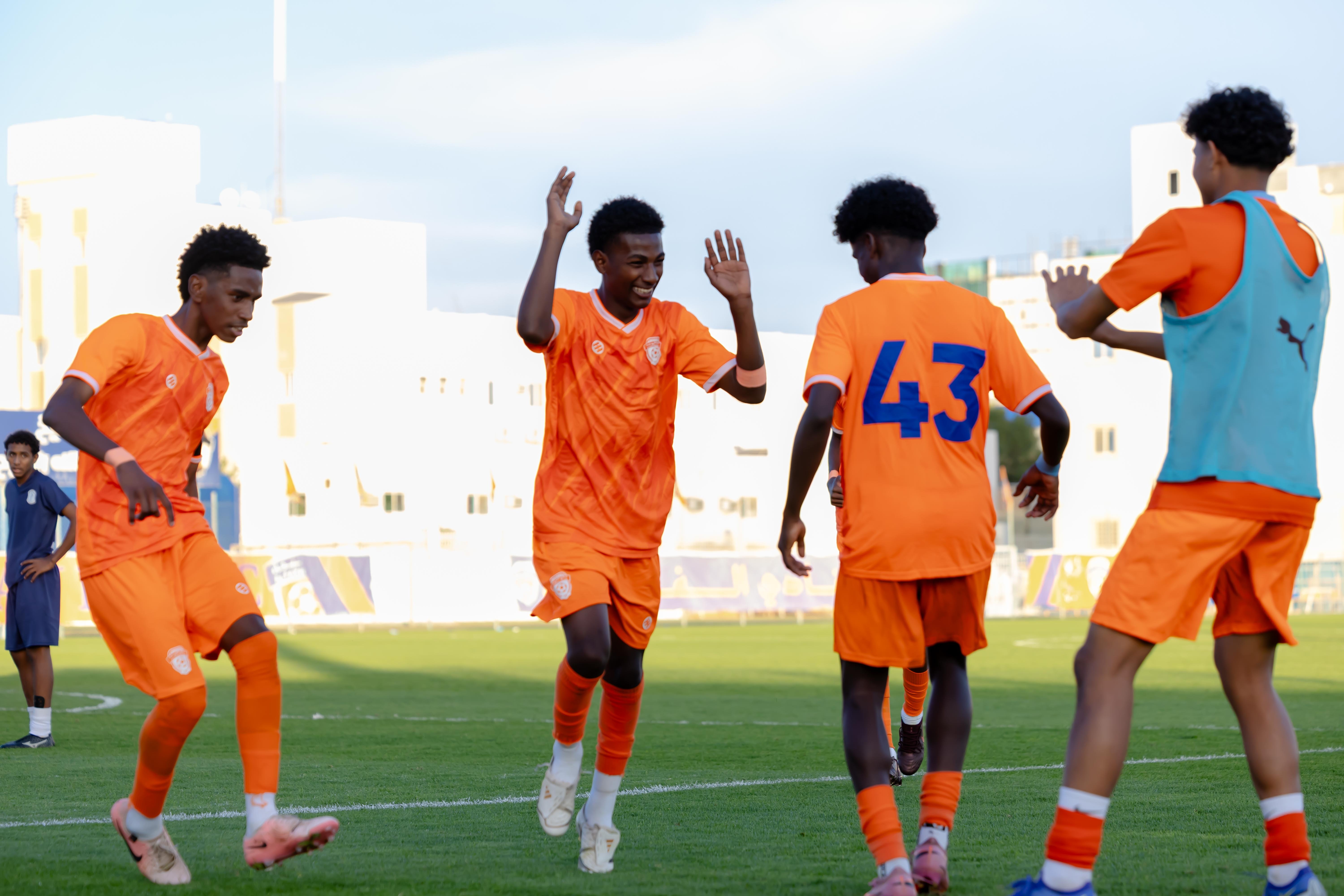 الفيحاء تحت 17 سنة يكسب لقاء نظيرة نادي الامجاد