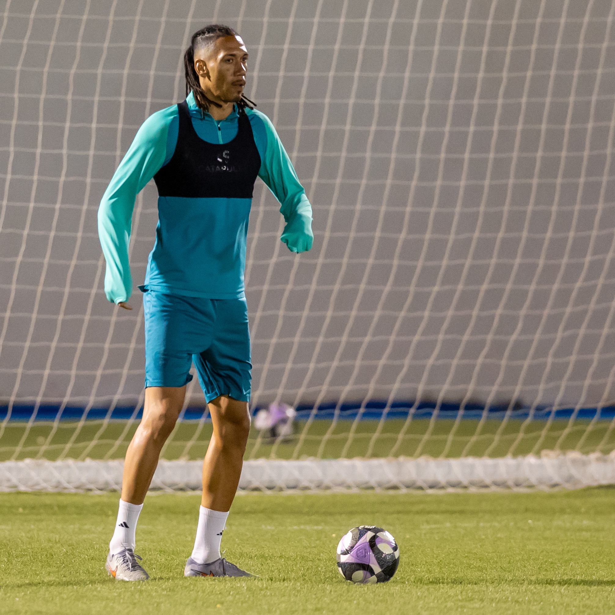 الفيحاء يجري حصة تدريبية مسائية اليوم الخميس