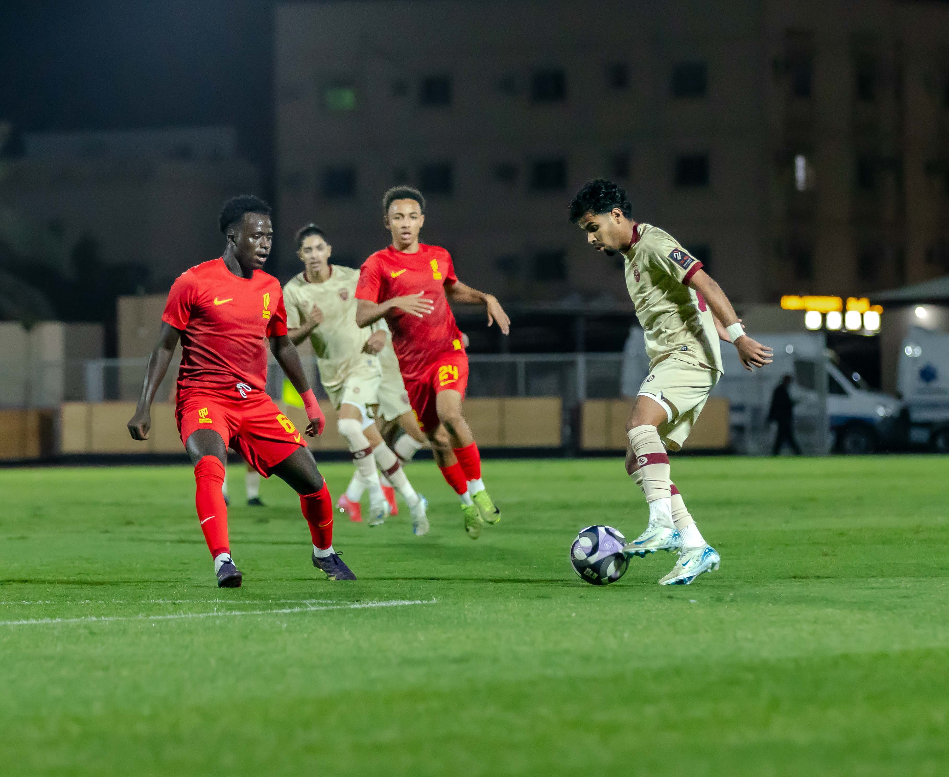 الفيحاء تحت ٢١ سنة يتعادل إيجابياً بهدفين أمام القادسية