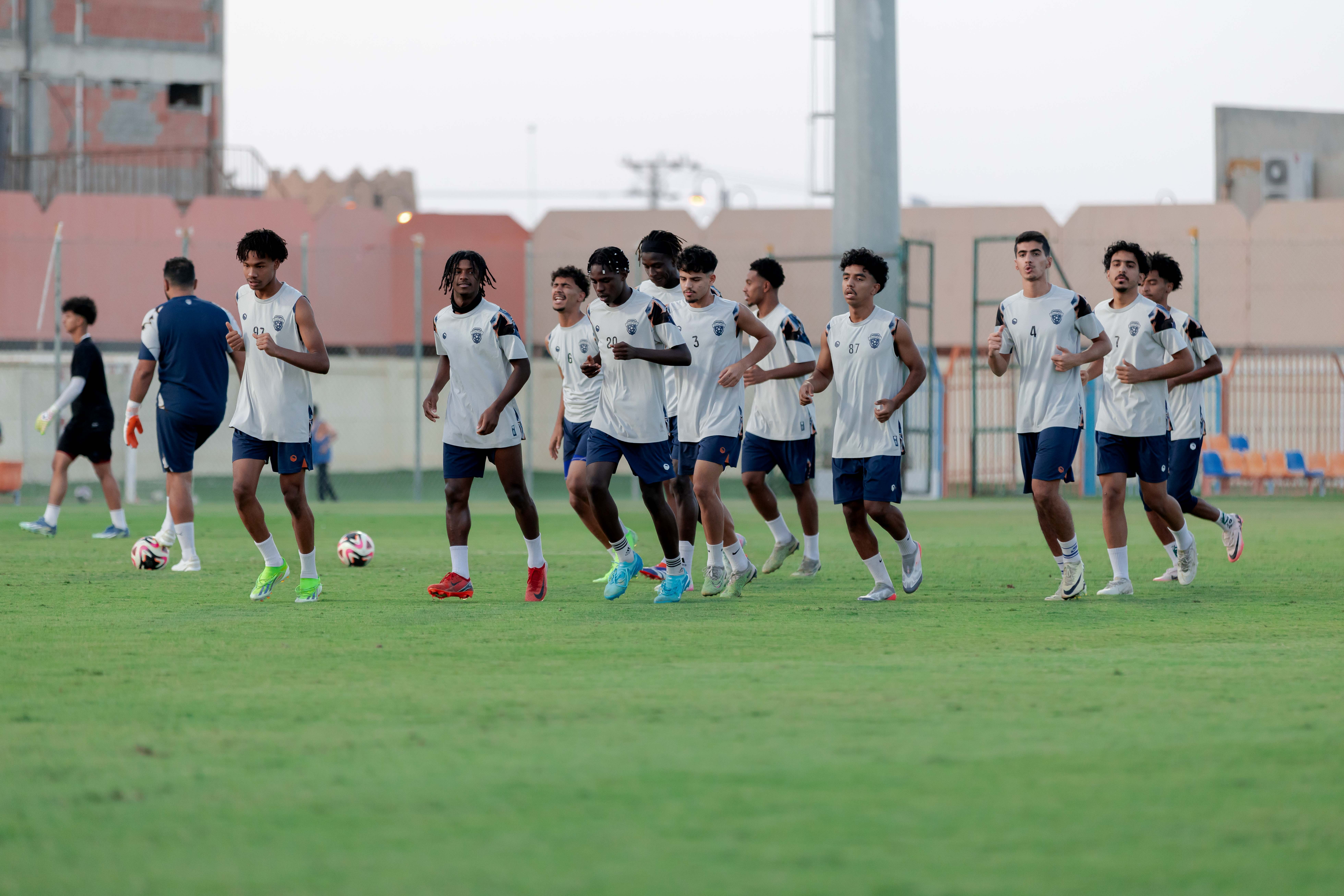 الفيحاء تحت 18 سنة يجري تمرينه الرئيس لمواجهة نظيره نادي الاتحاد