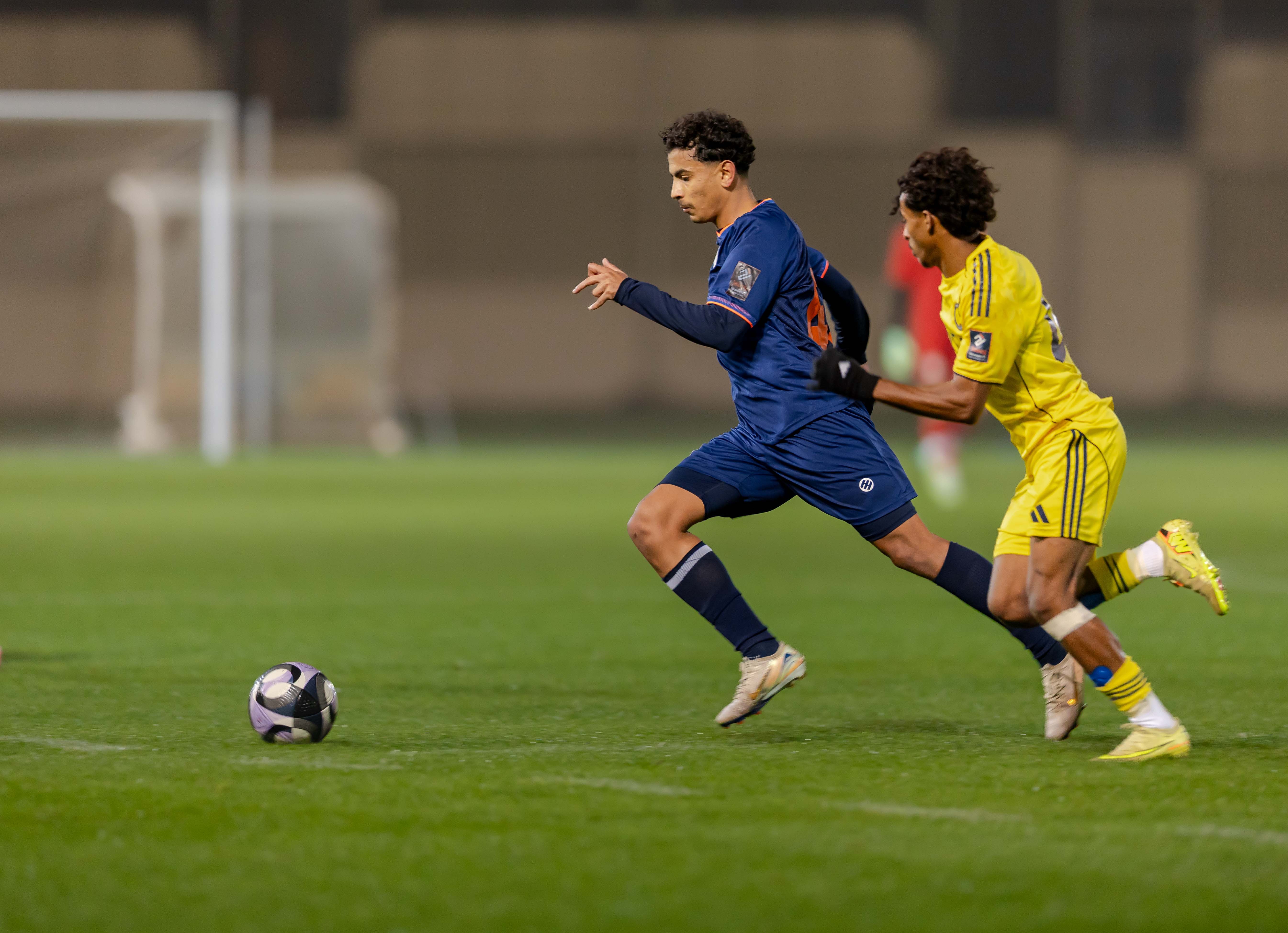 الفيحاء تحت 21 عامًا يتعادل مع نظيره النصر ضمن الجولة العاشرة من دوري جوي للنخبة U21 .