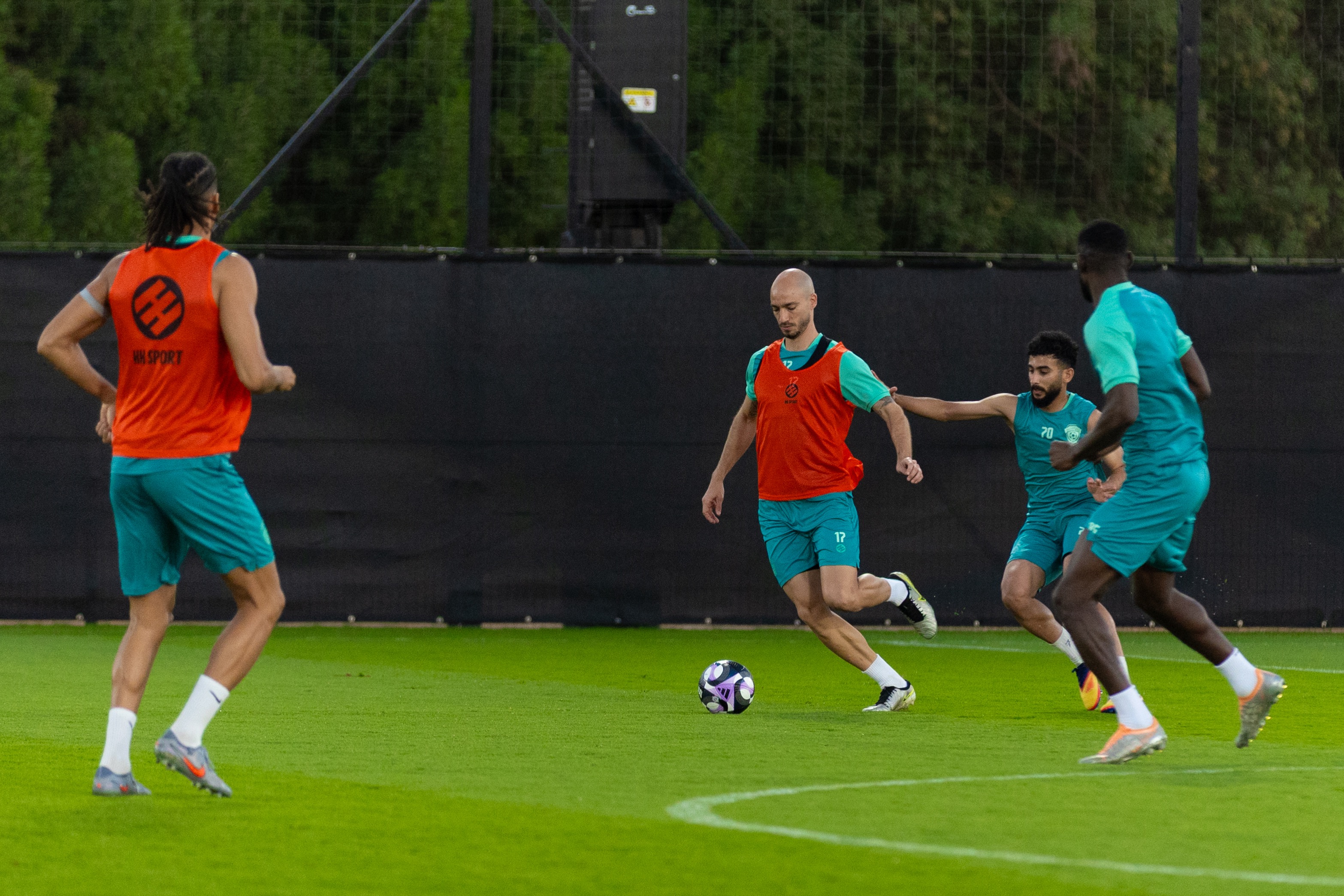 بحصتين صباحية ومسائية، الفيحاء يختتم استعداداته للبطائح الإماراتي