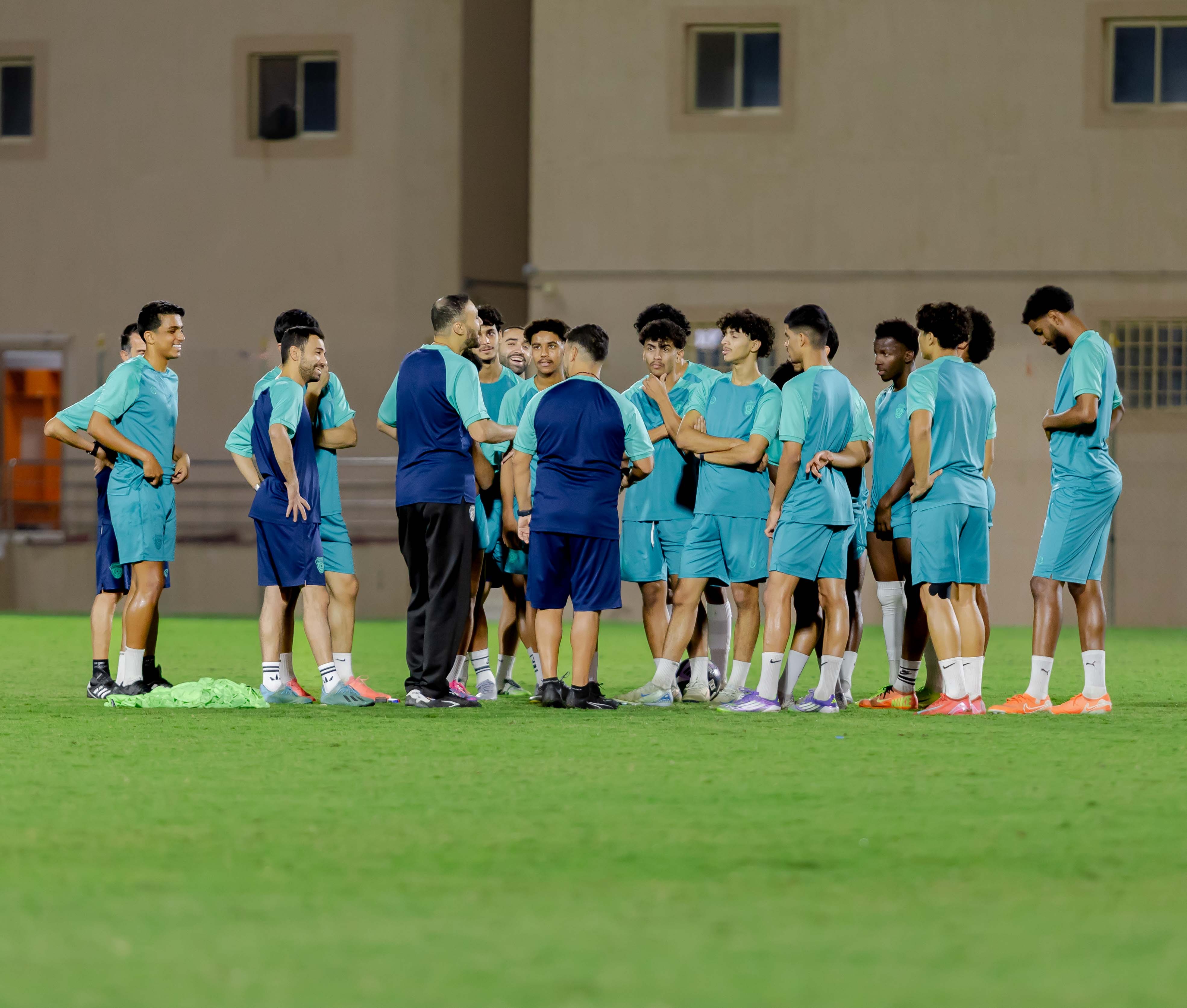 الفيحاء تحت 21 عامًا يُجري تمرينه الرئيس استعدادًا لملاقاة القادسية .