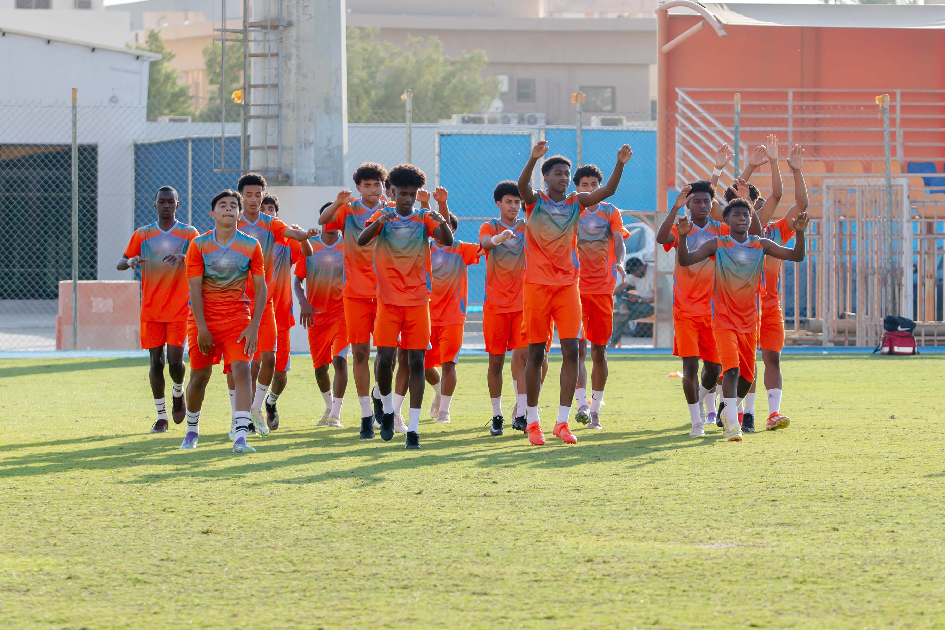 الفيحاء تحت 17 سنة يجري تمرينه الرئيس لمواجهة نظيره نادي الانصار