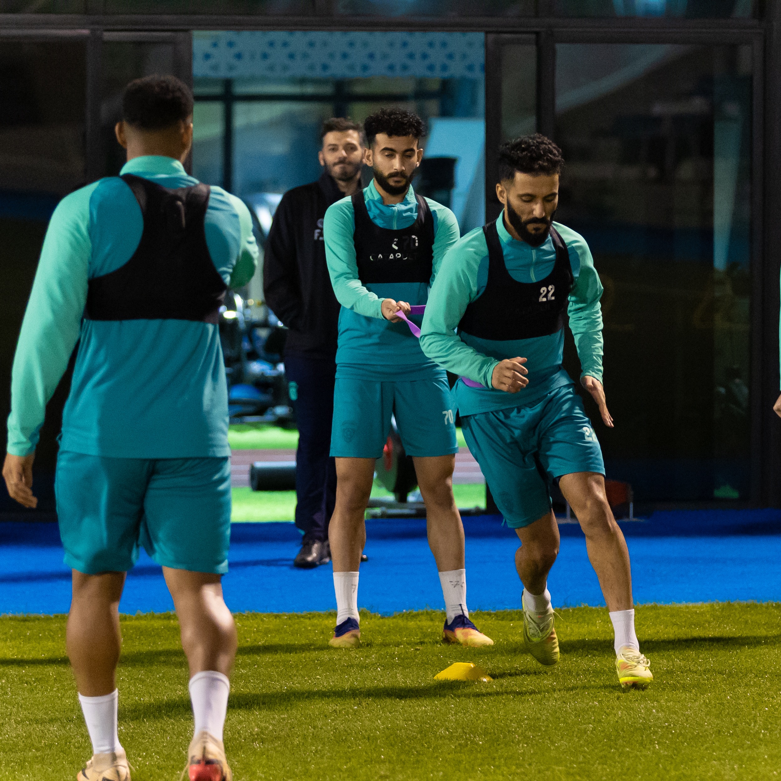 الفيحاء يجري مرانه الرئيس استعداداً لمواجهة الإتفاق