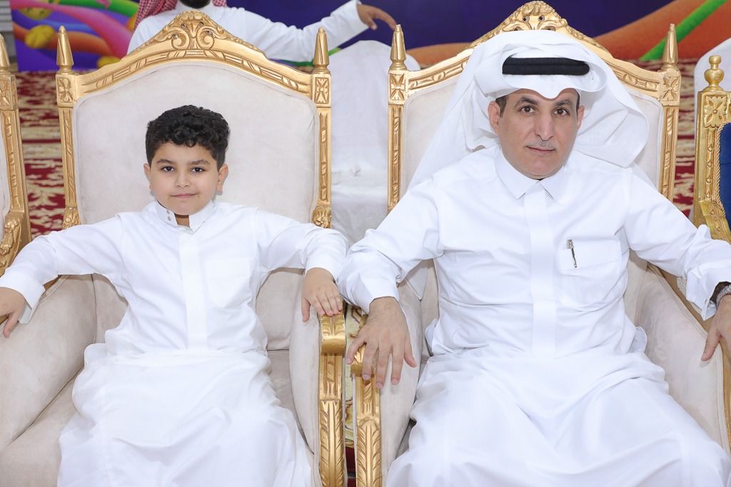 وسط حضور كبير من أهالي المجمعة ومحبي النادي الفيحاء يقيم حفل المعايدة السنوي