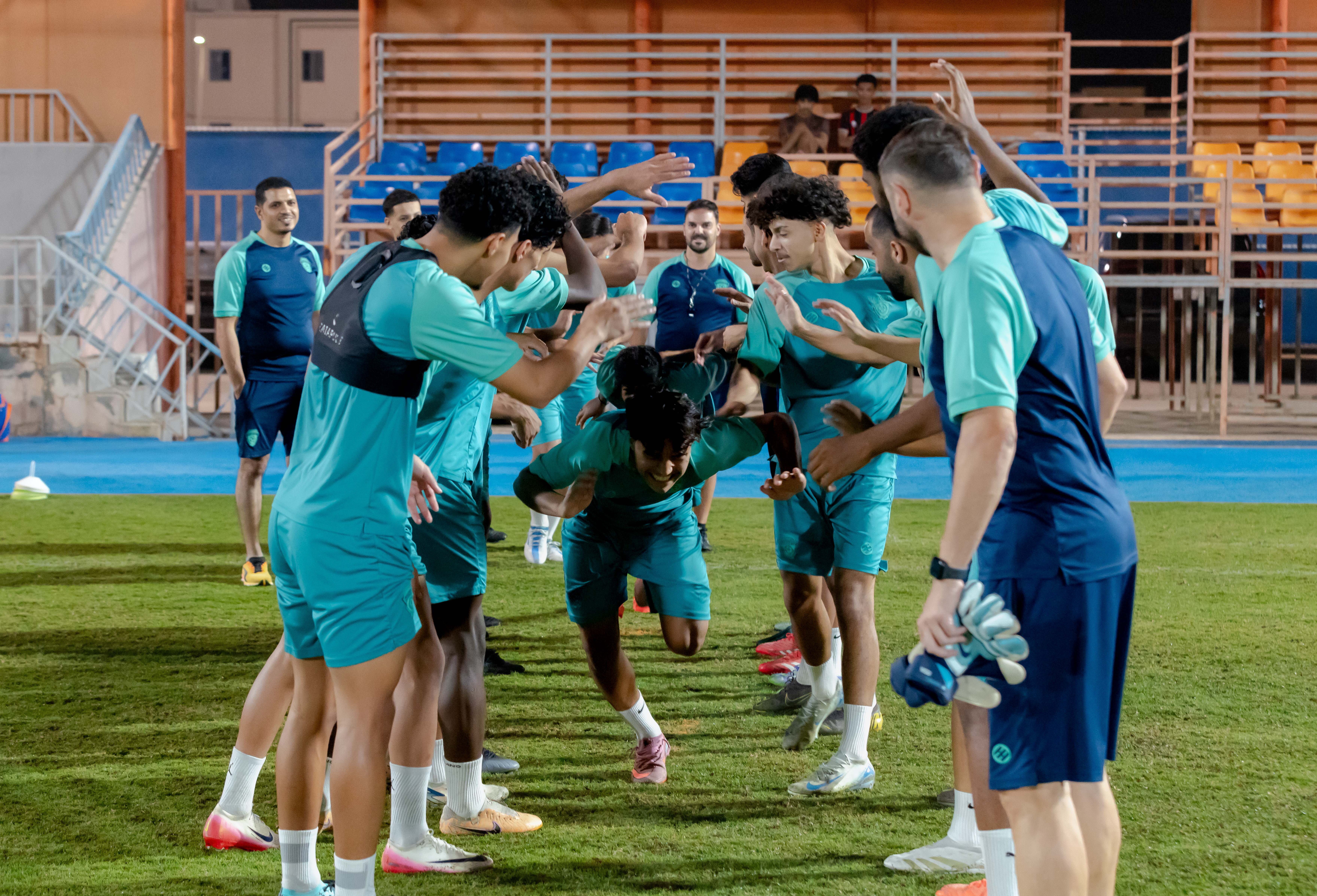 الفيحاء تحت 21 عام يجري تمرينه الرئيس استعداداً لملاقاة العروبة