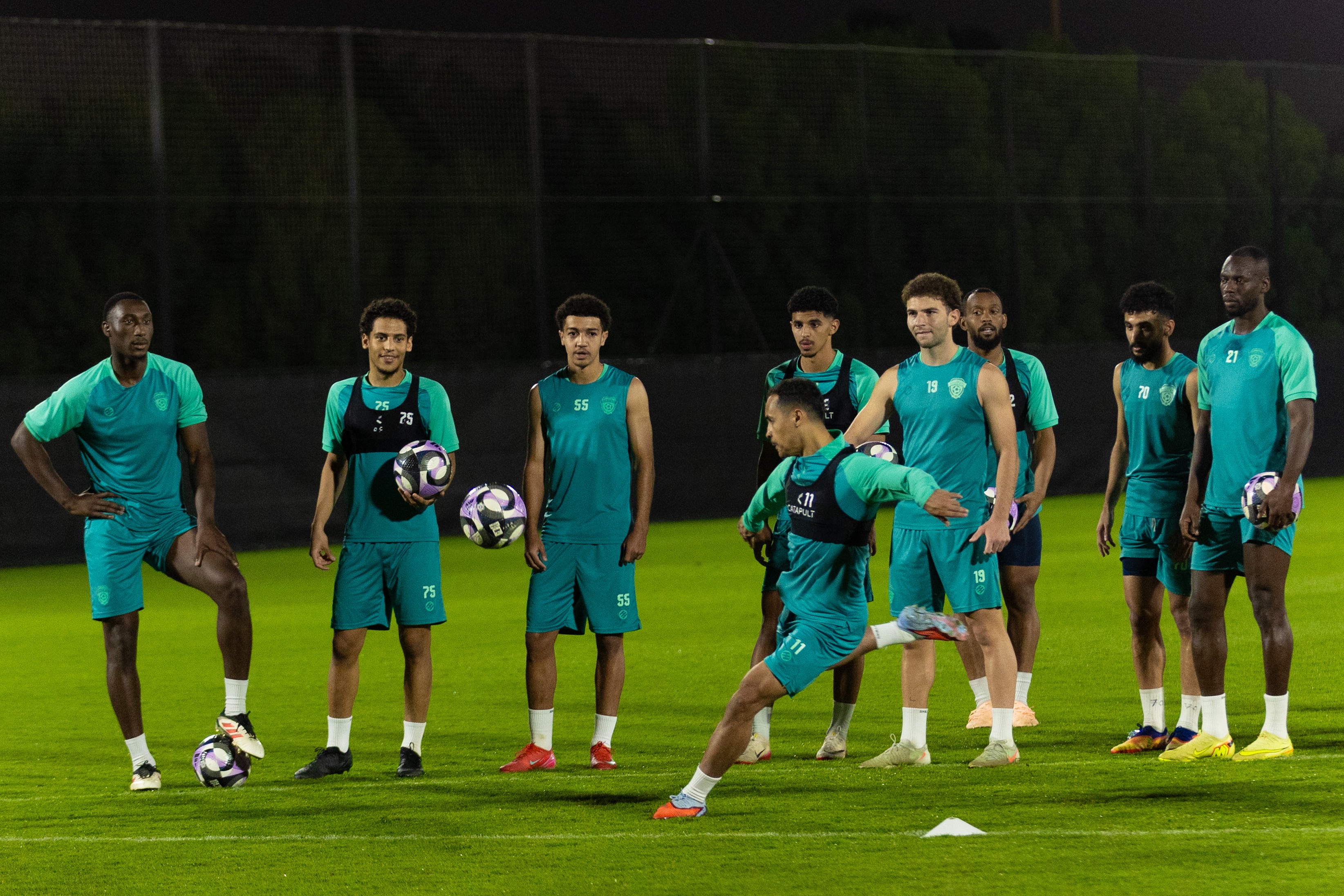 بحصتين صباحية ومسائية، الفيحاء يختتم استعداداته للبطائح الإماراتي